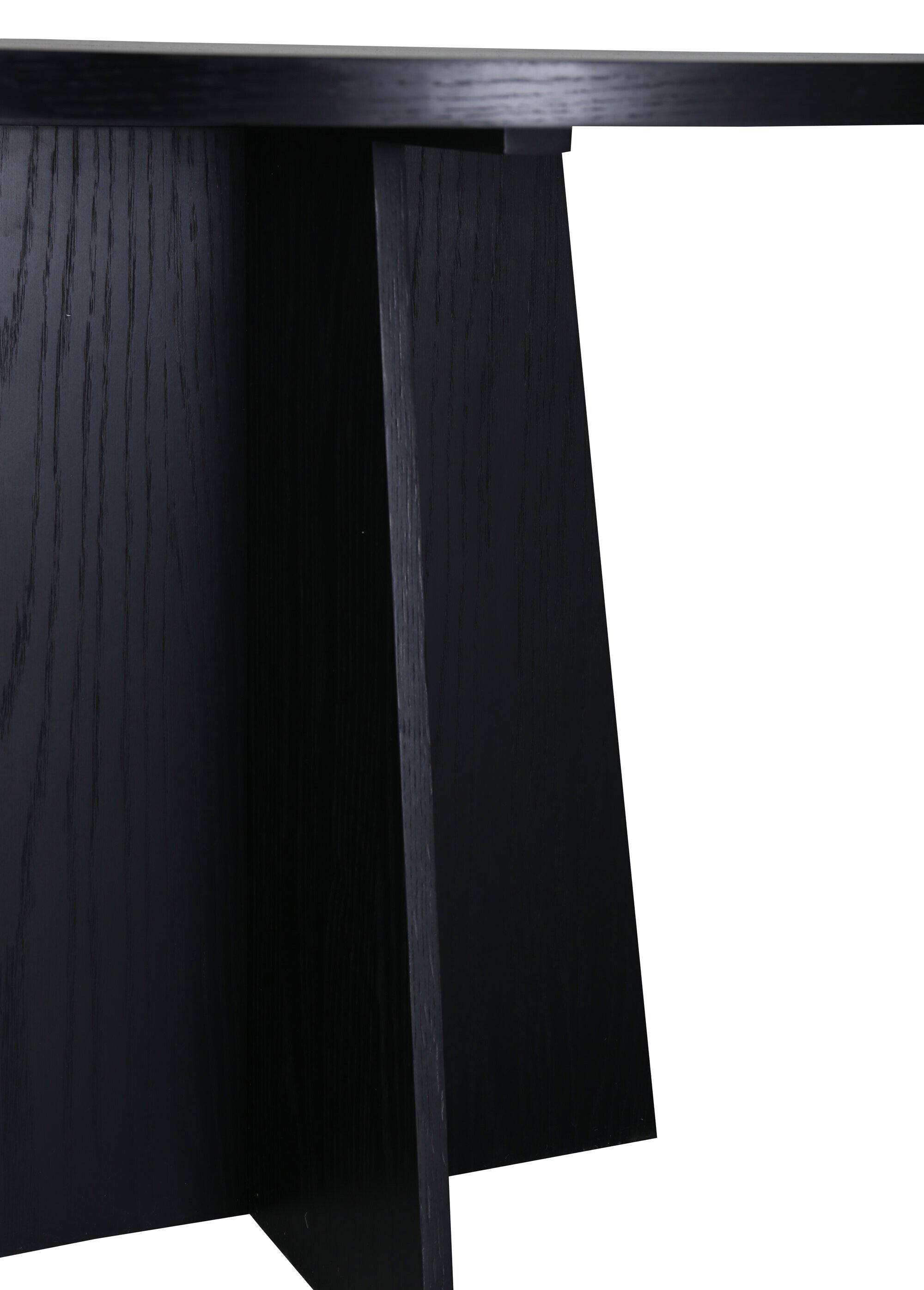 Table à manger pied central fantaisie NOIR VEN-15588-848 DE4