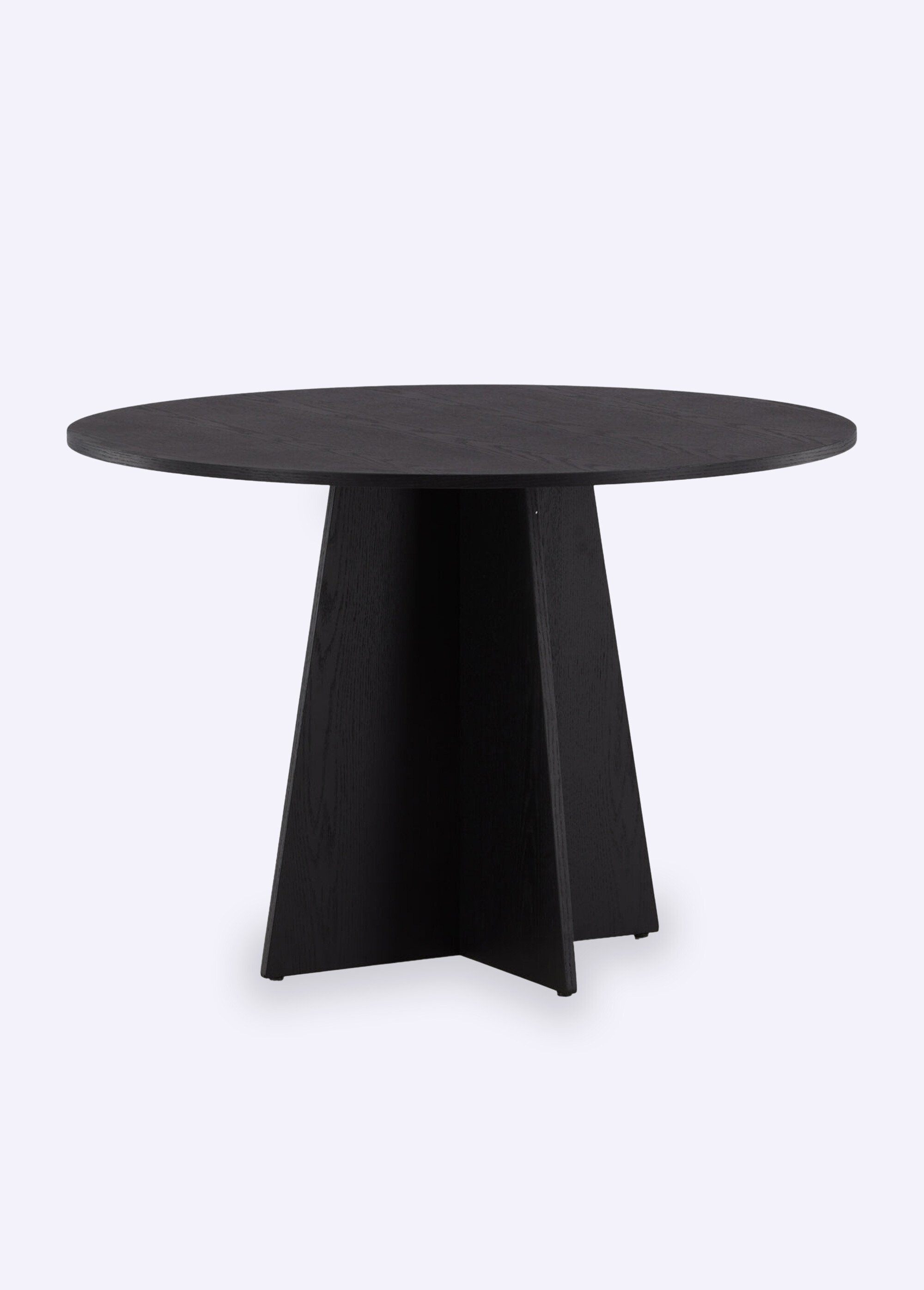 Table à manger pied central fantaisie NOIR VEN-15588-848 FA1