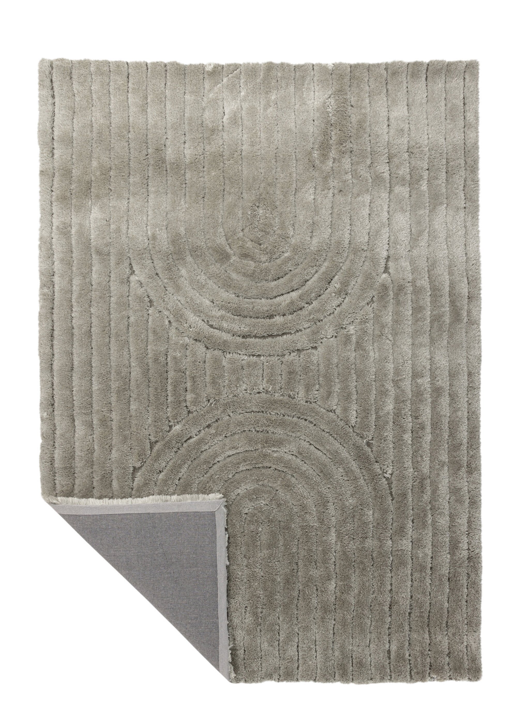 Tapis tufté foncé motif arches 2,3x1,6m GREGE VEN-19983-125 DE1