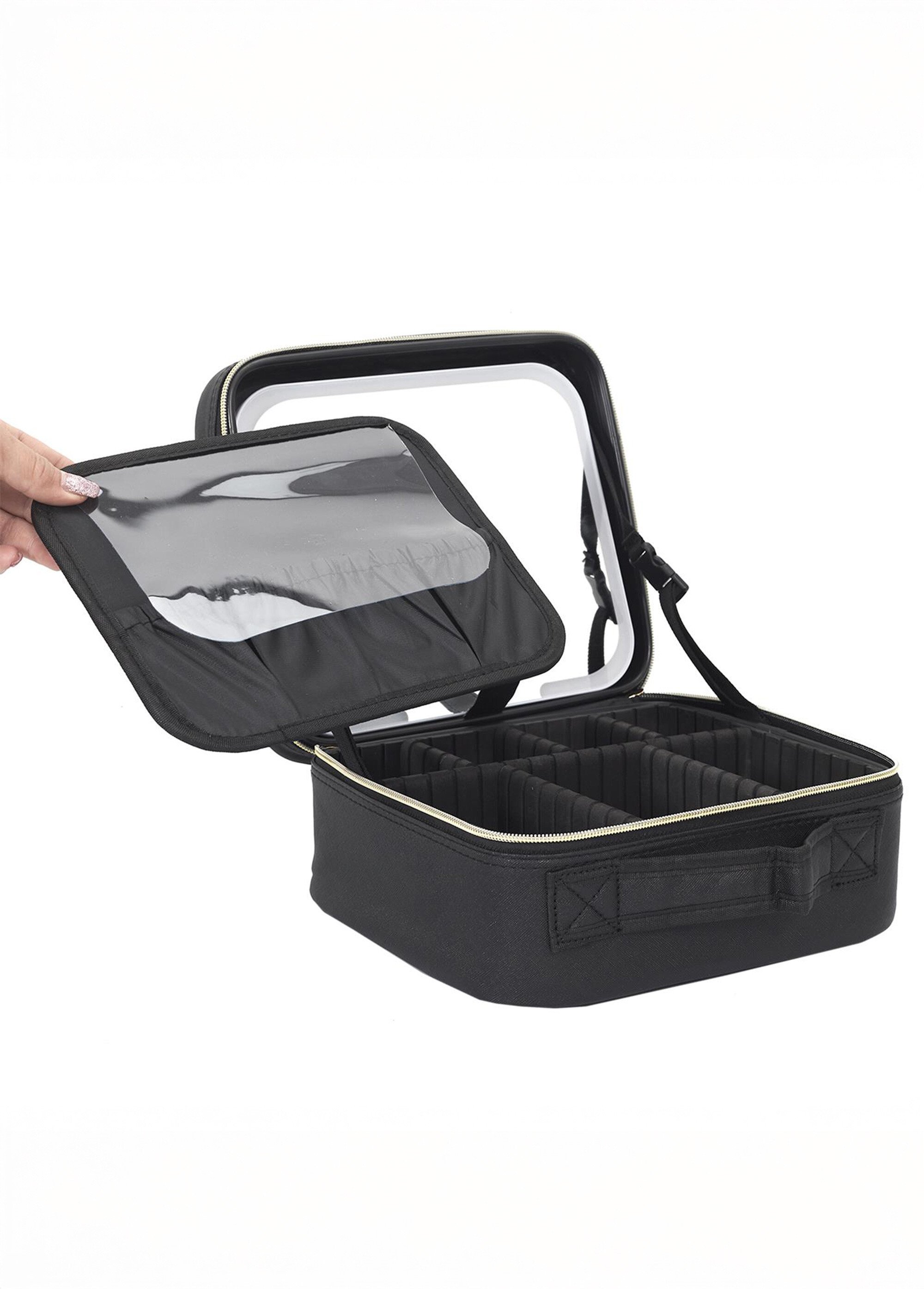 Vanity modulable lumineux avec miroir Noir CMP-SC0626 DE2