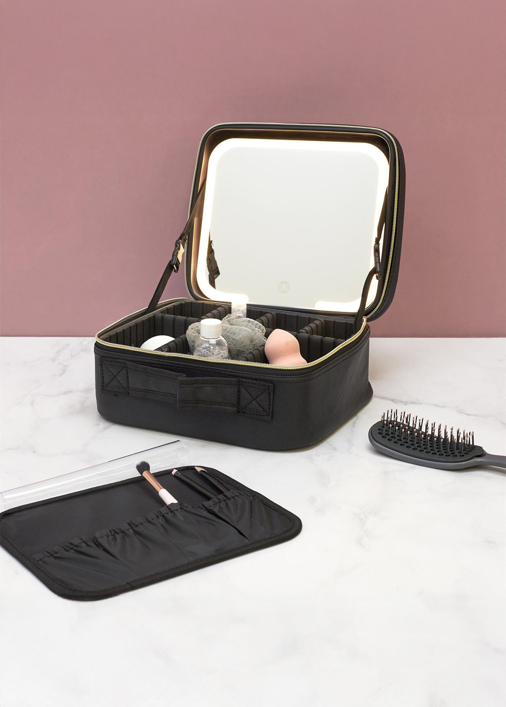 Vanity modulable lumineux avec miroir Noir CMP-SC0626 SI1