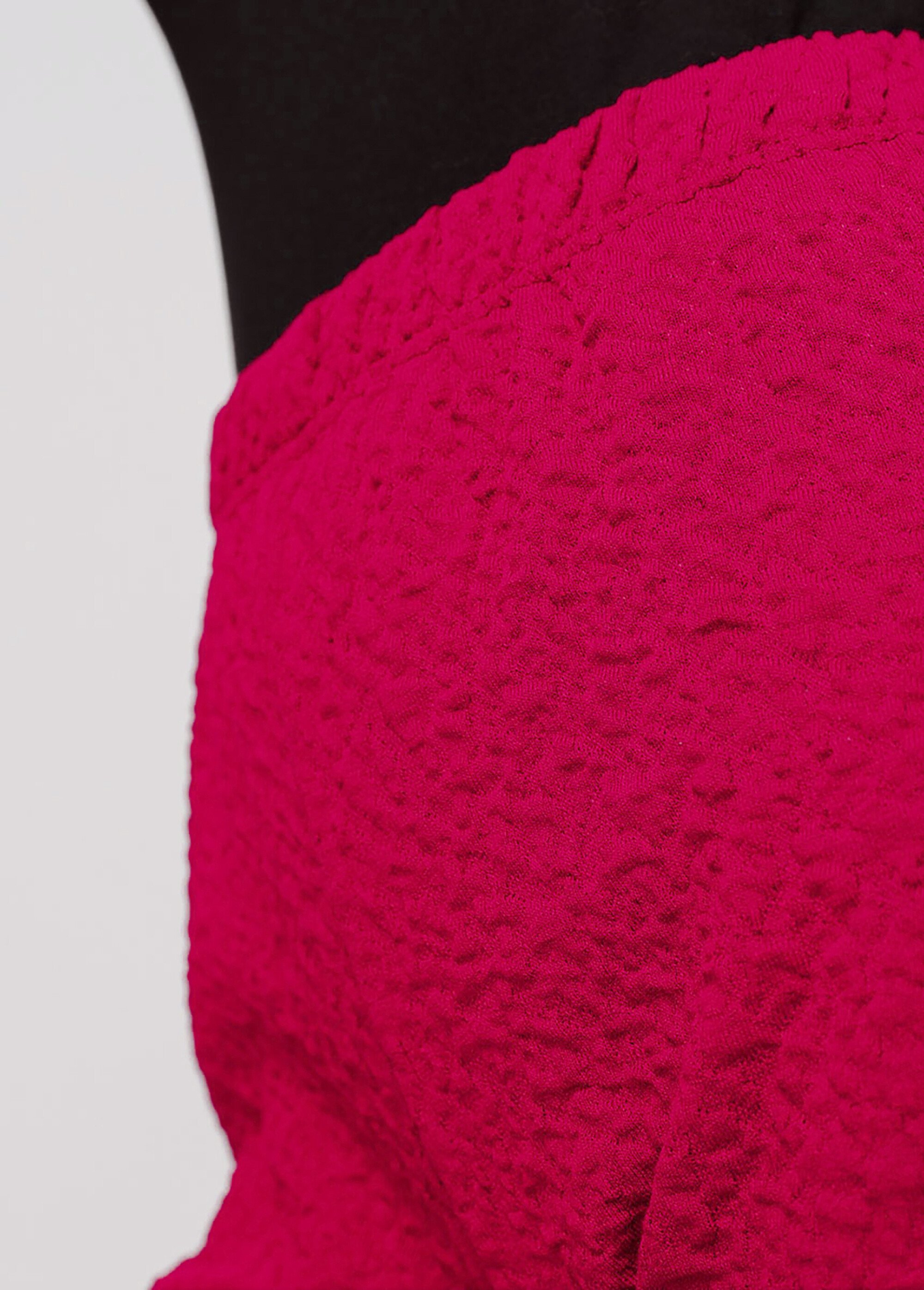 Legging taille élastiquée extensible uni ou bicolore Femme Rose NADAL DE1