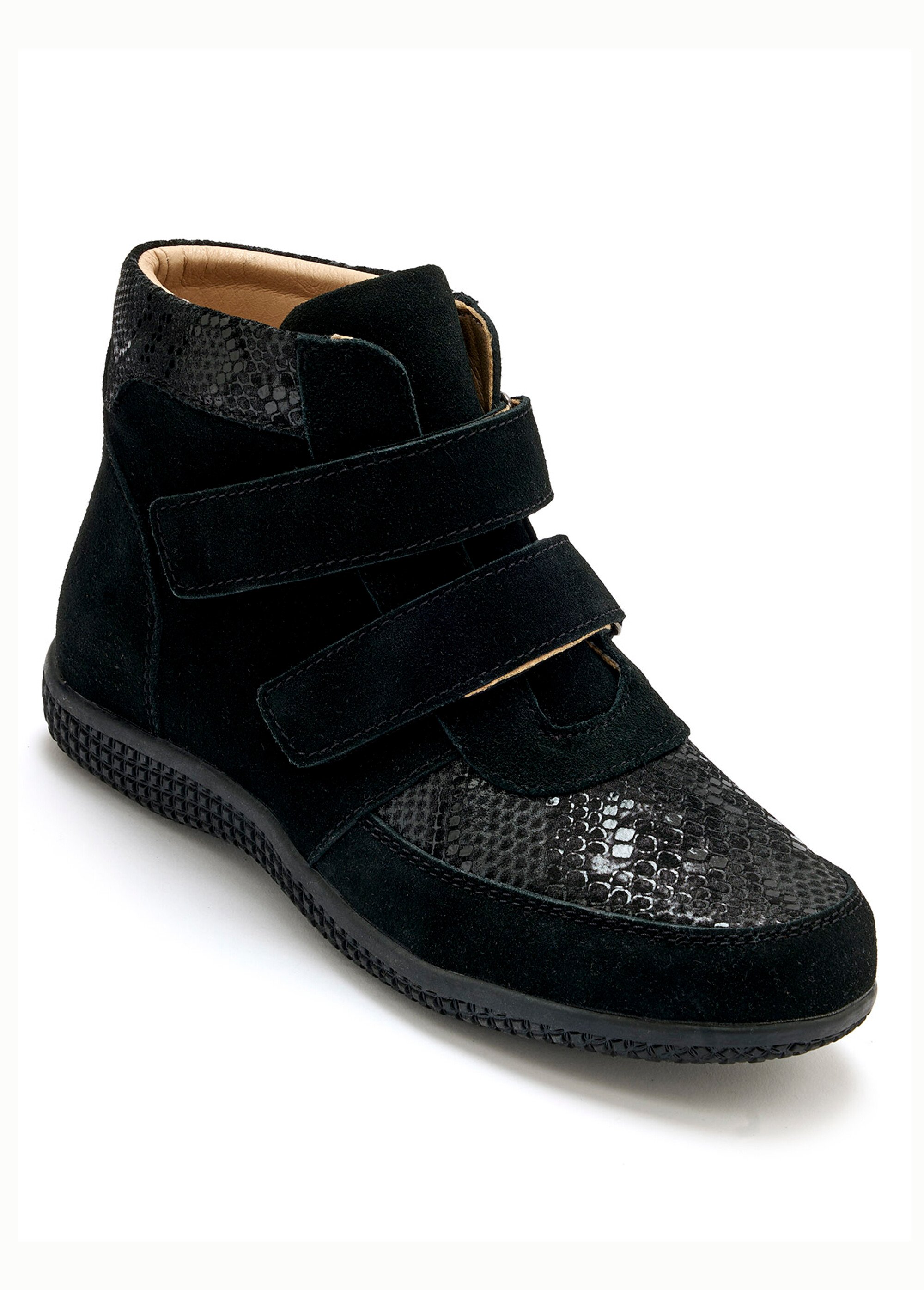 Baskets montantes en cuir