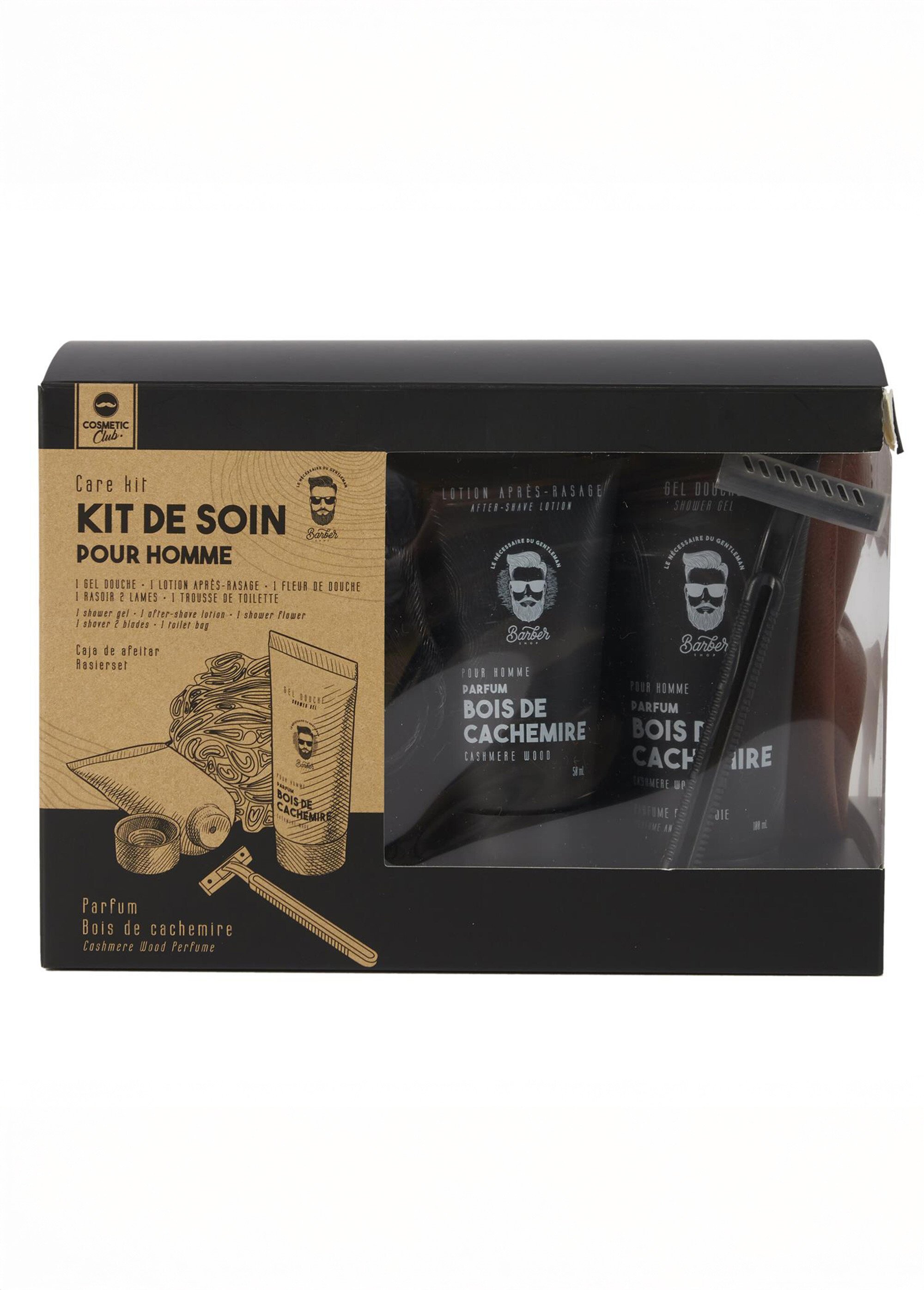 Coffret 5 pièces soin corps homme Marron CMP-SC40043 DE1