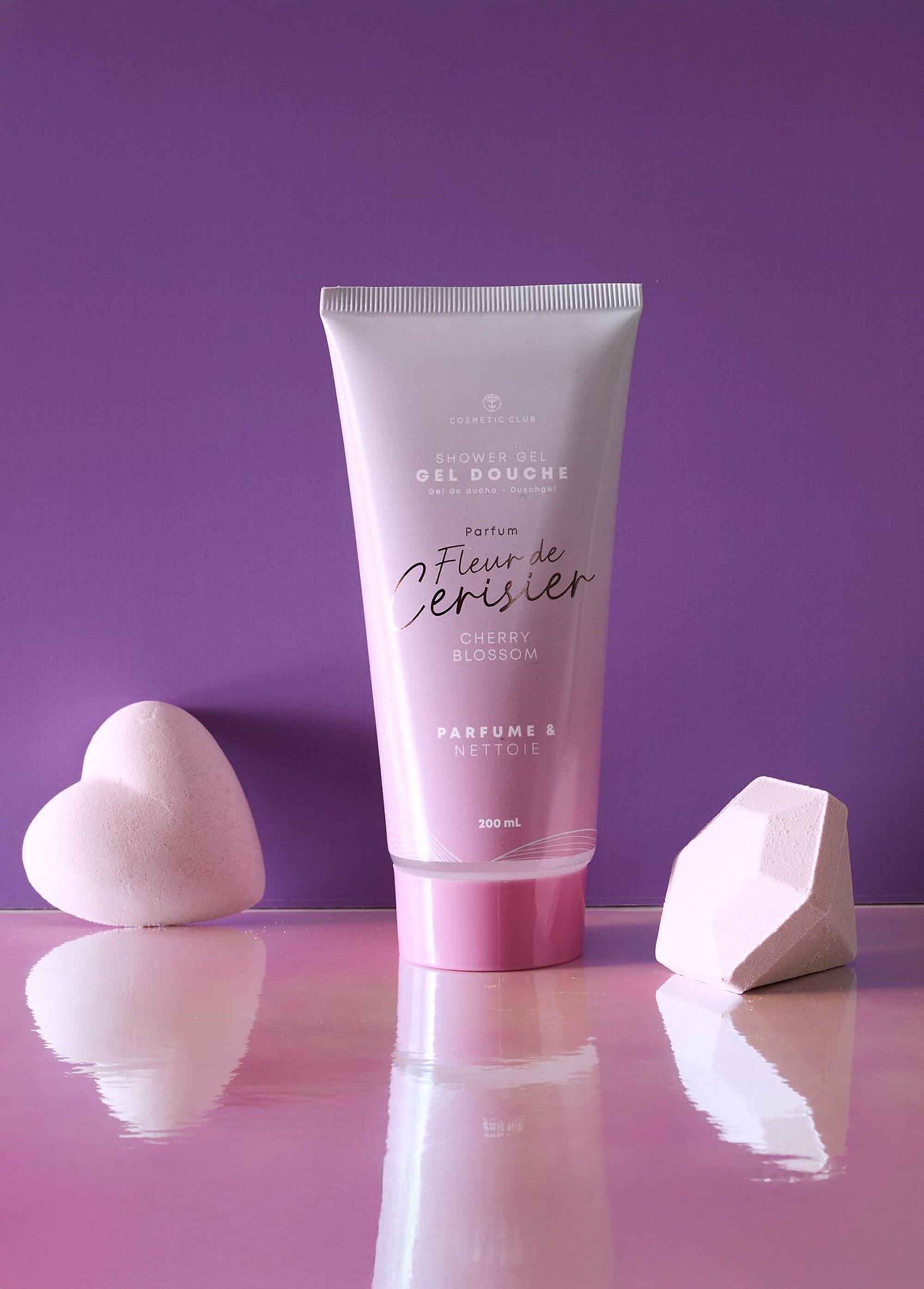 Coffret bain 3 pièces Fleur de cerisier Rose CMP-SC40045 SI1