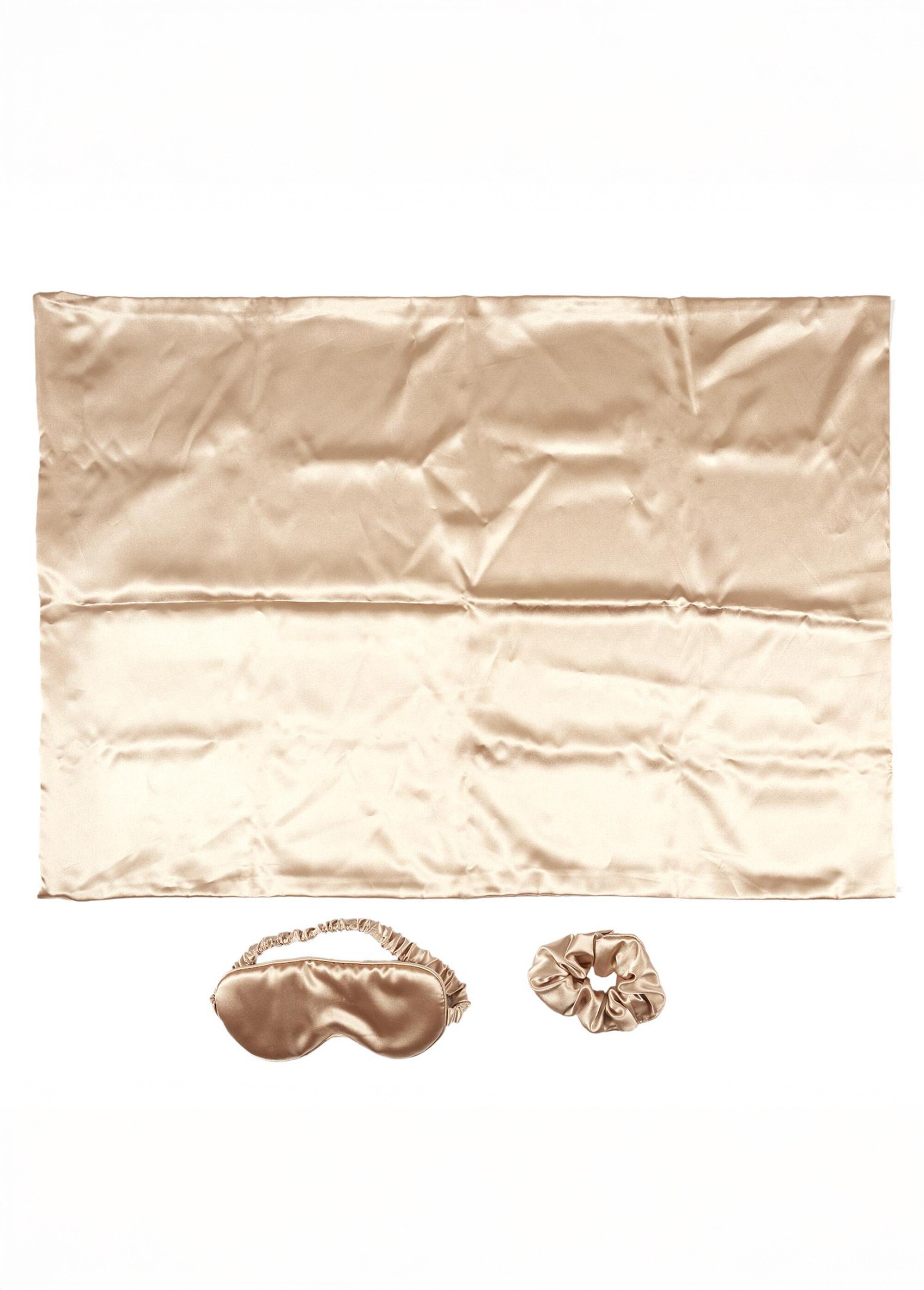 Coffret nuit 3 accessoires en satin