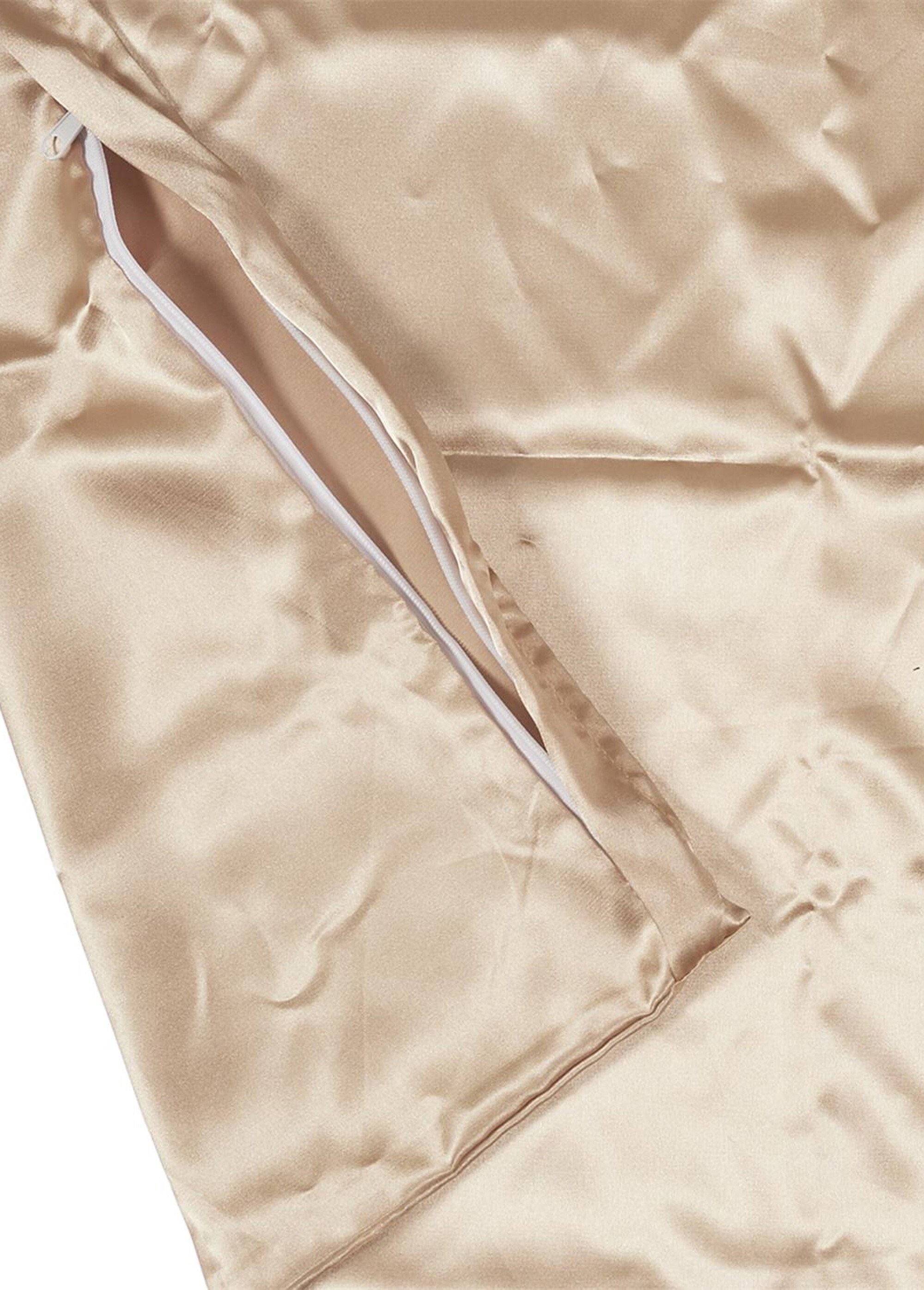 Coffret nuit 3 accessoires en satin Beige CMP-SC29561 DE2