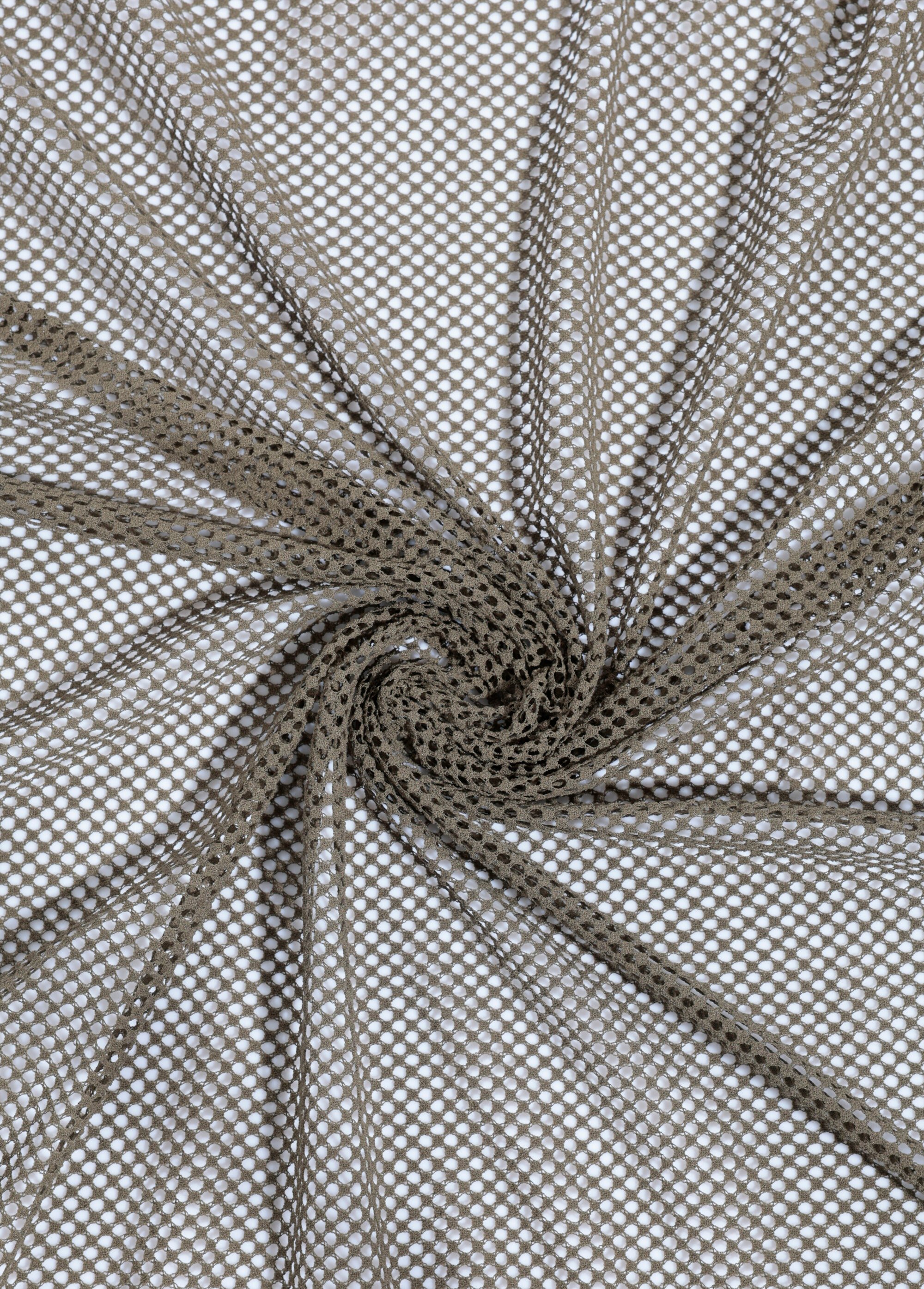 Coupon tissu habillement, mesh alvéolé VERT COT142211 FA1