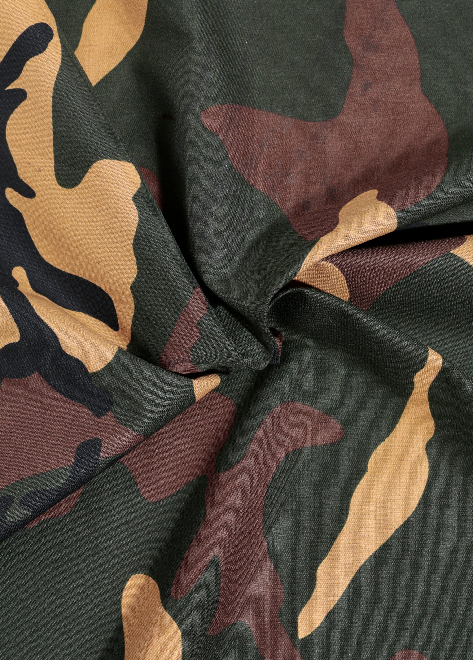 Coupon tissu popeline coton, Rangers MARRON COT127191 FA1