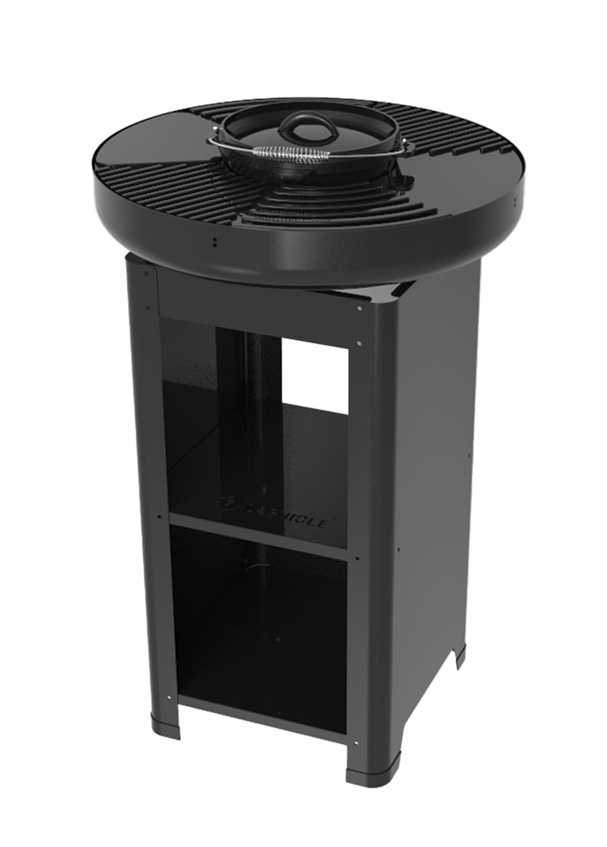 Brasero à bois haut de gamme, design moderne NOIR 9190300 FA2