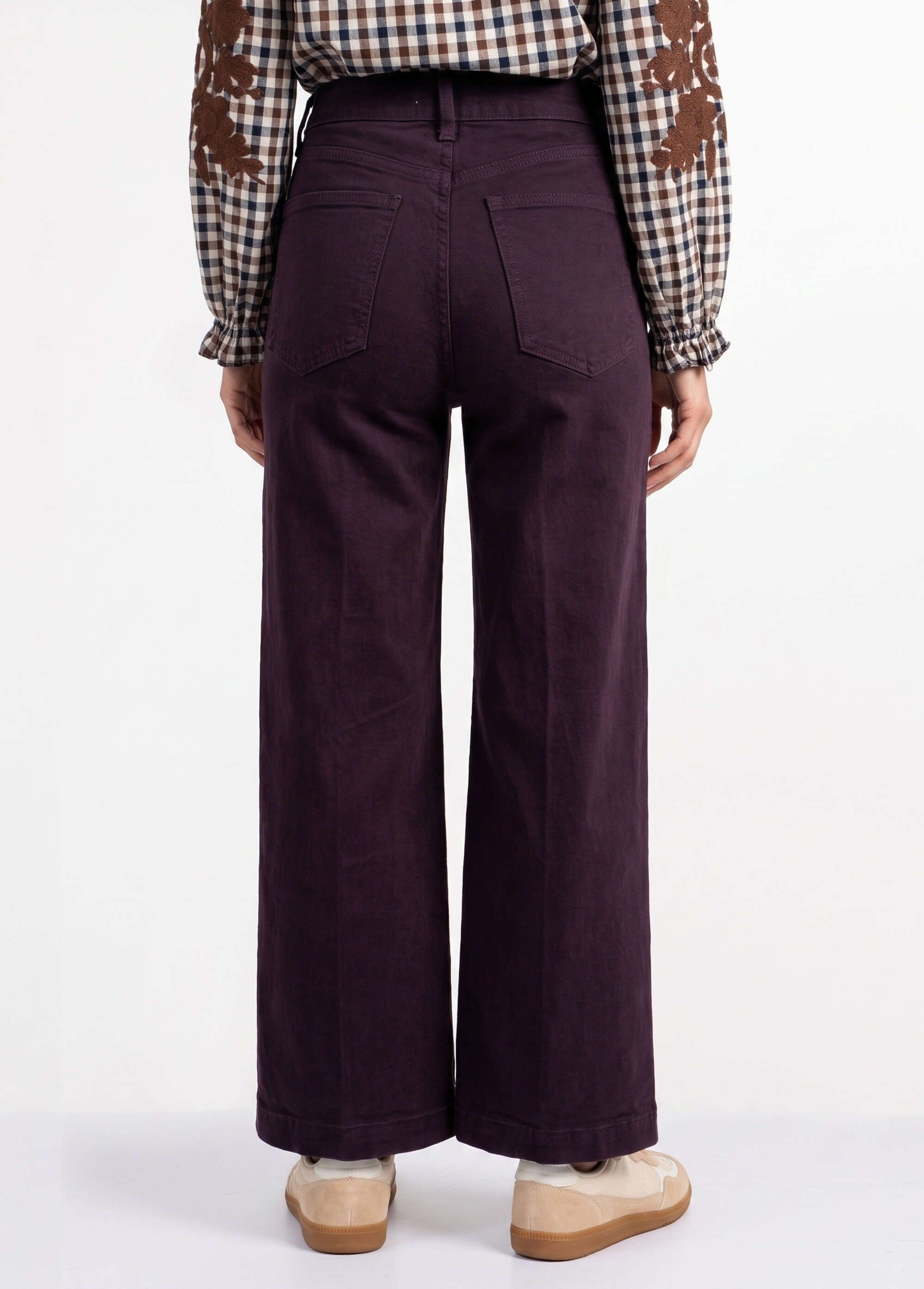 Jean avec pli permanent, spécial PETITE Femme Rouge OR-JD554 DO1