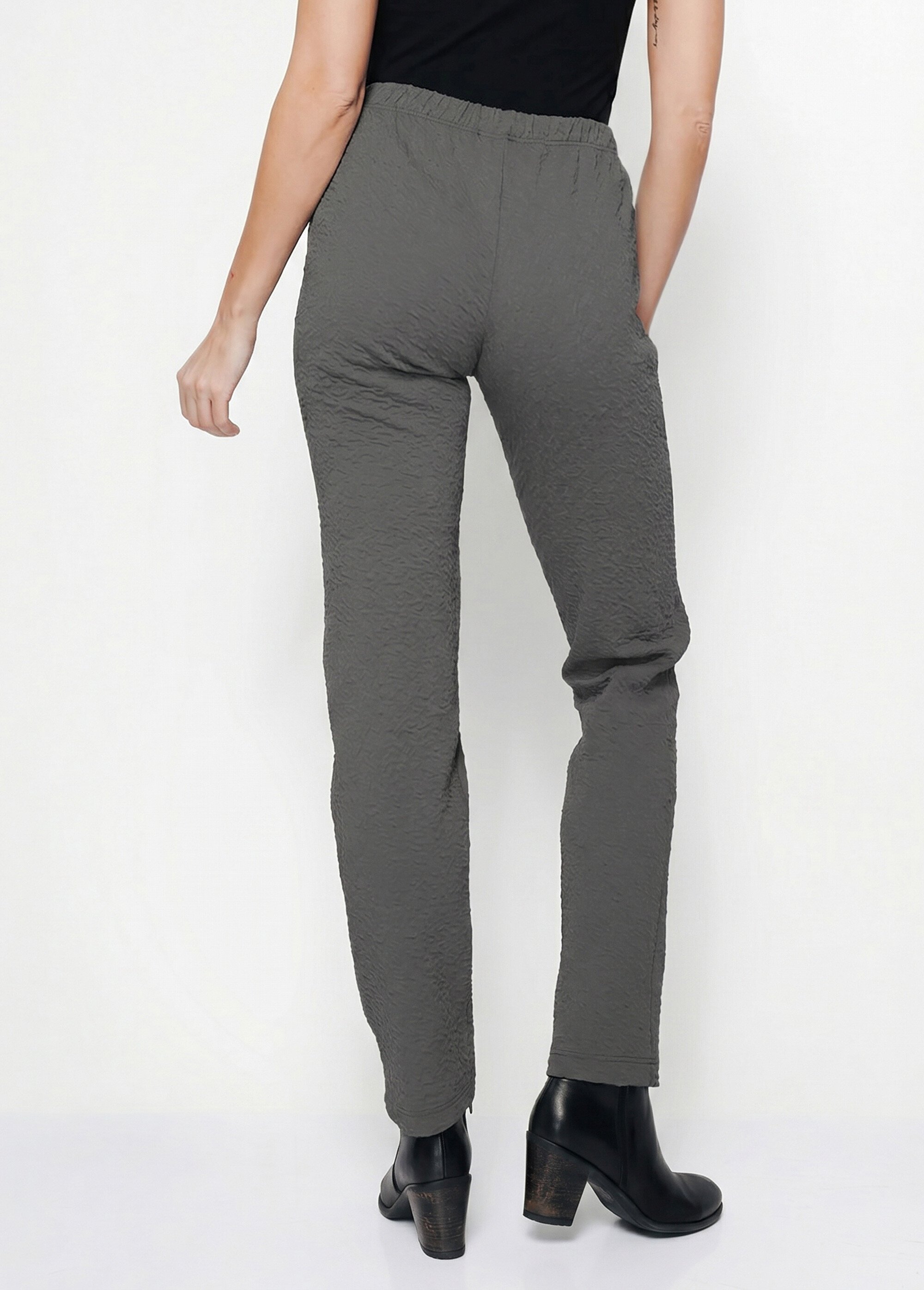 Legging taille élastiquée extensible uni ou bicolore