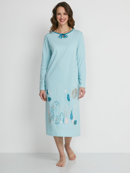 Chemise de nuit coton - lot de 2 Femme Rose SOBRALIA FA2