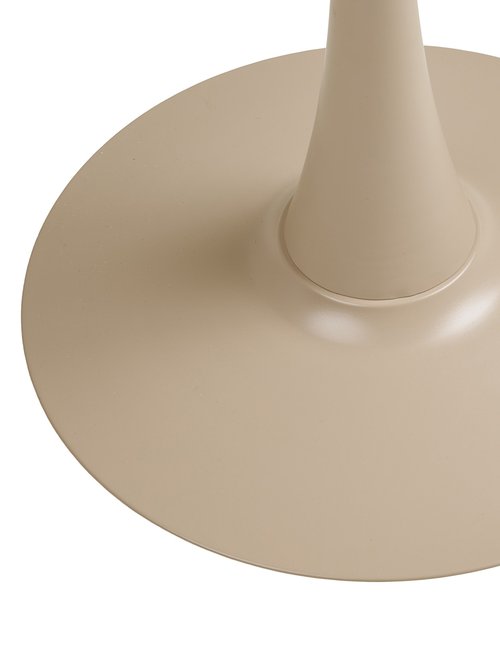 Petite table ronde en acier MEIRA MARRON HN-7501185 DE1