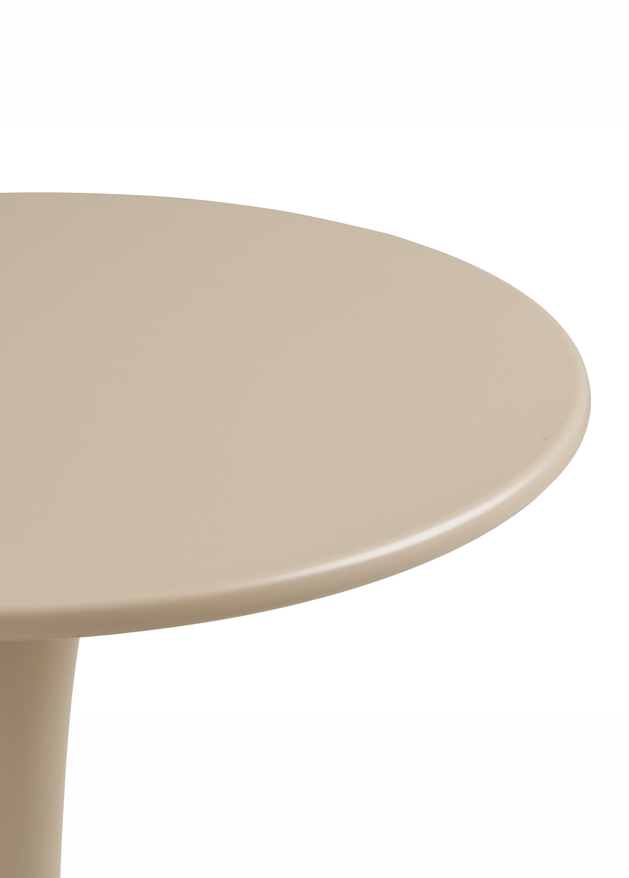 Petite table ronde en acier MEIRA MARRON HN-7501185 DE2