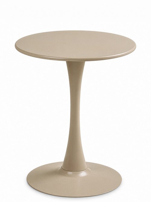 Petite table ronde en acier MEIRA MARRON HN-7501185 FA1