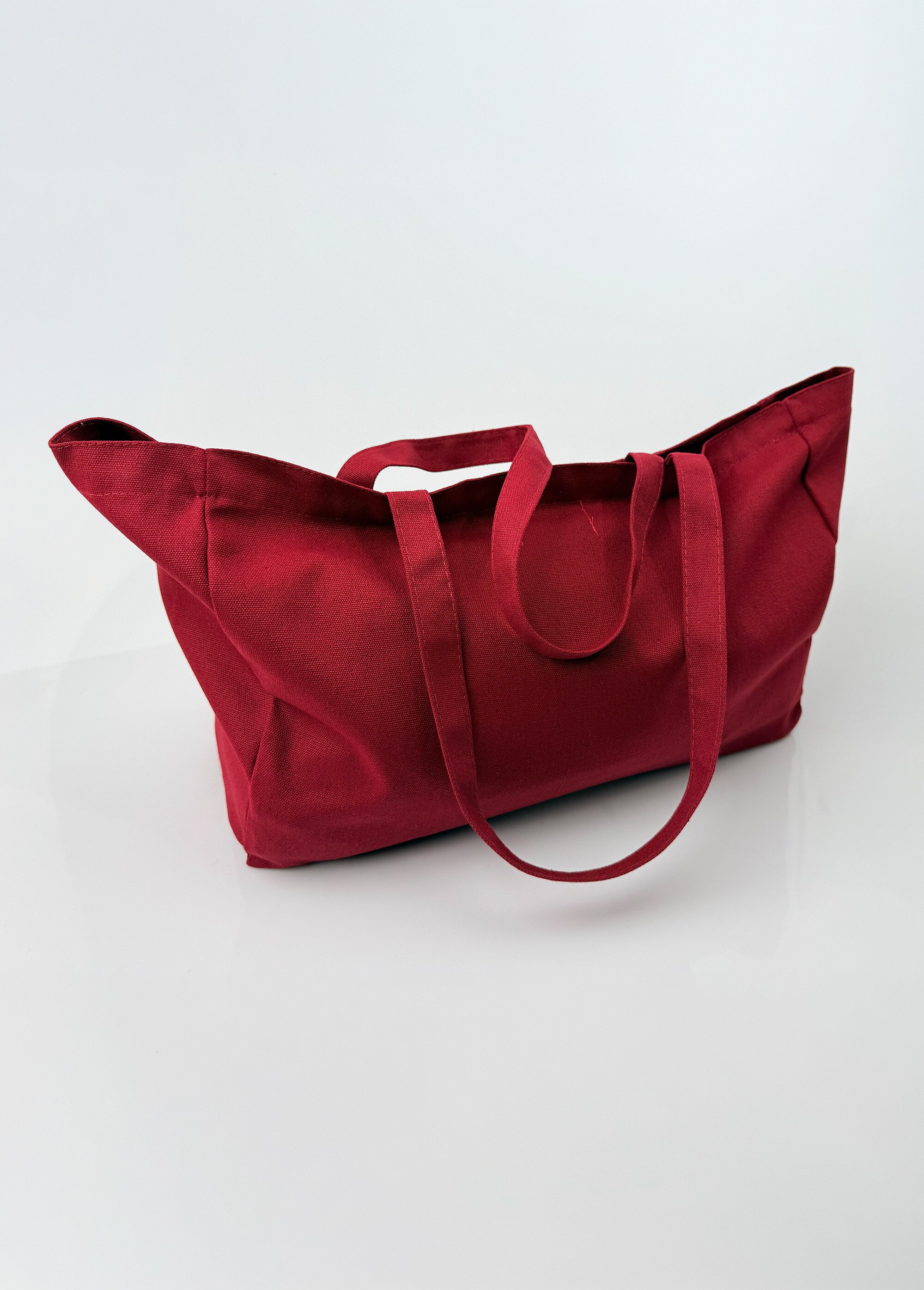 Sac en toile canvas message Amour Femme Rouge JB-SAC020AM DO1