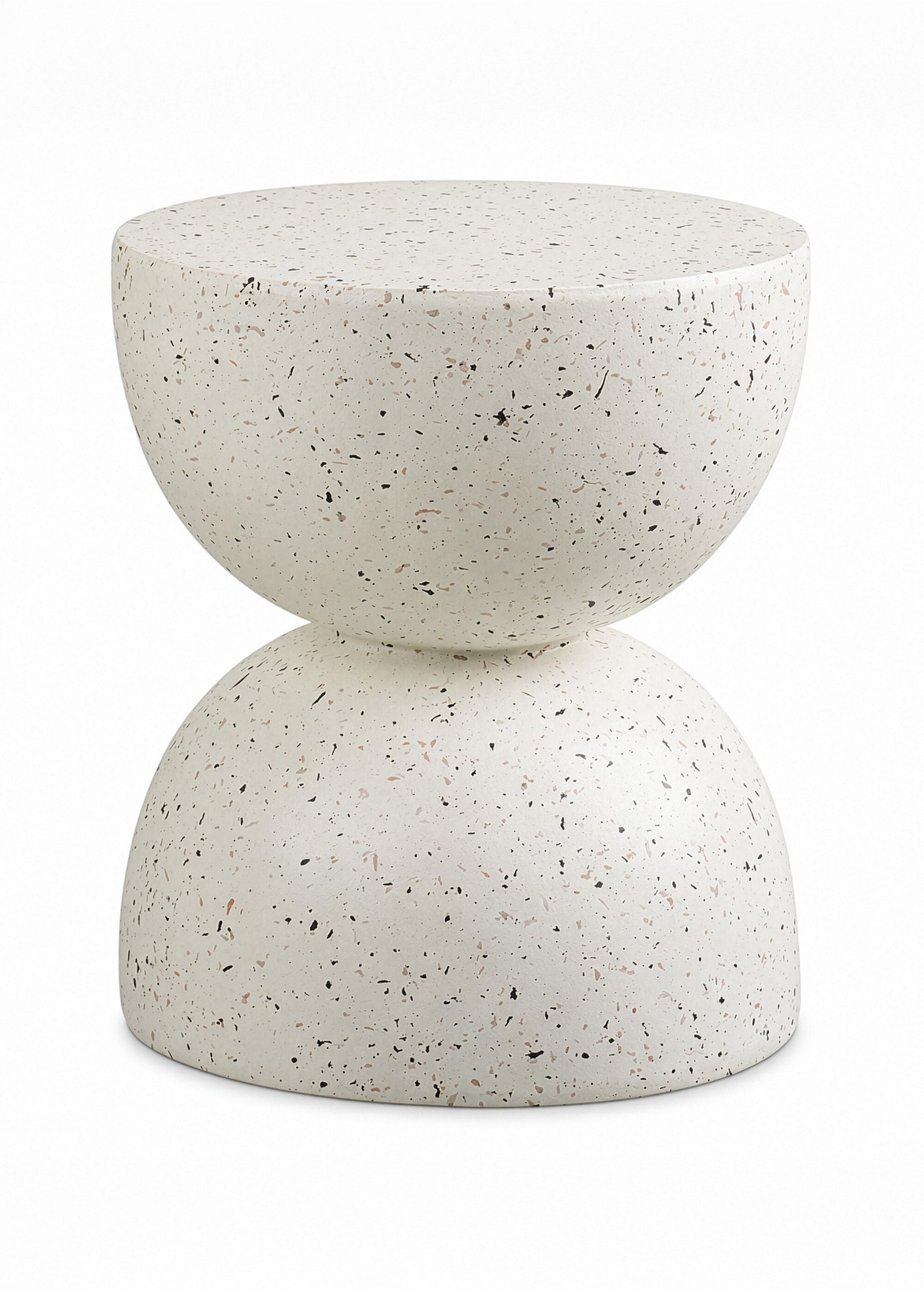 Table d'appoint extérieur épurée BONITA BLANC CASSE HN-7521010 FA1
