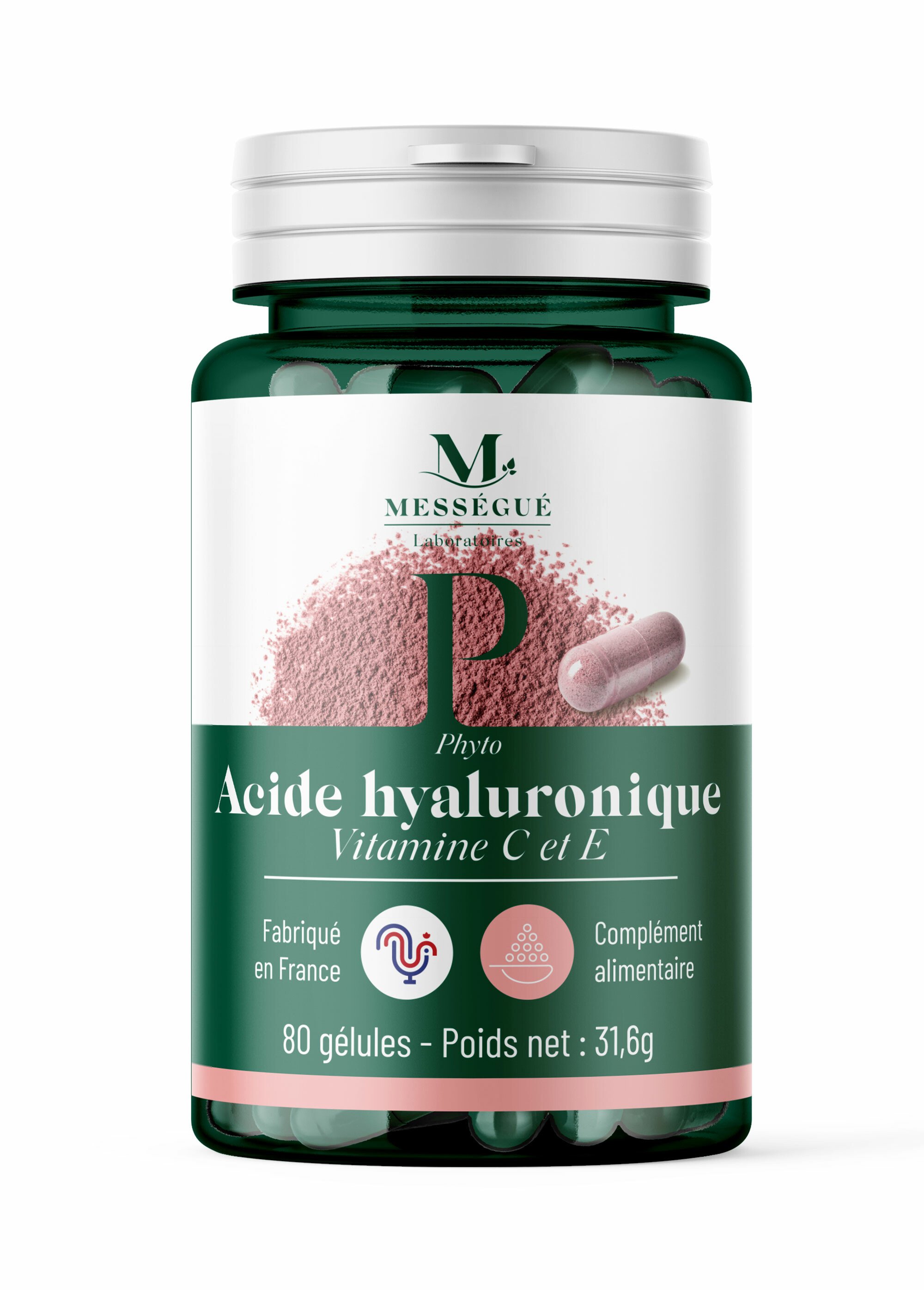 Complément alimentaire acide hyaluronique