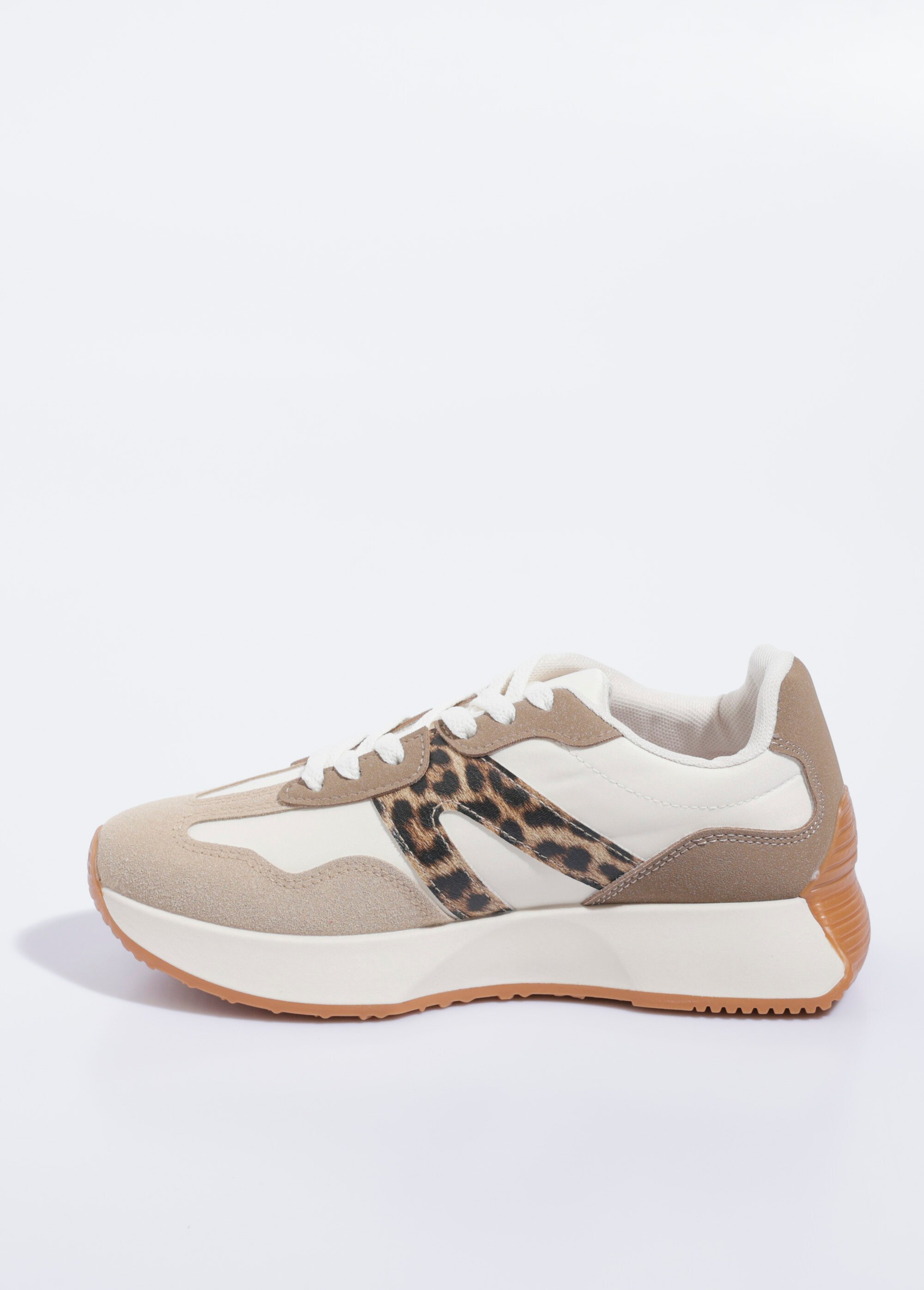 Baskets joggers à semelle compensée Femme Noir LBSDCX9692 GA1