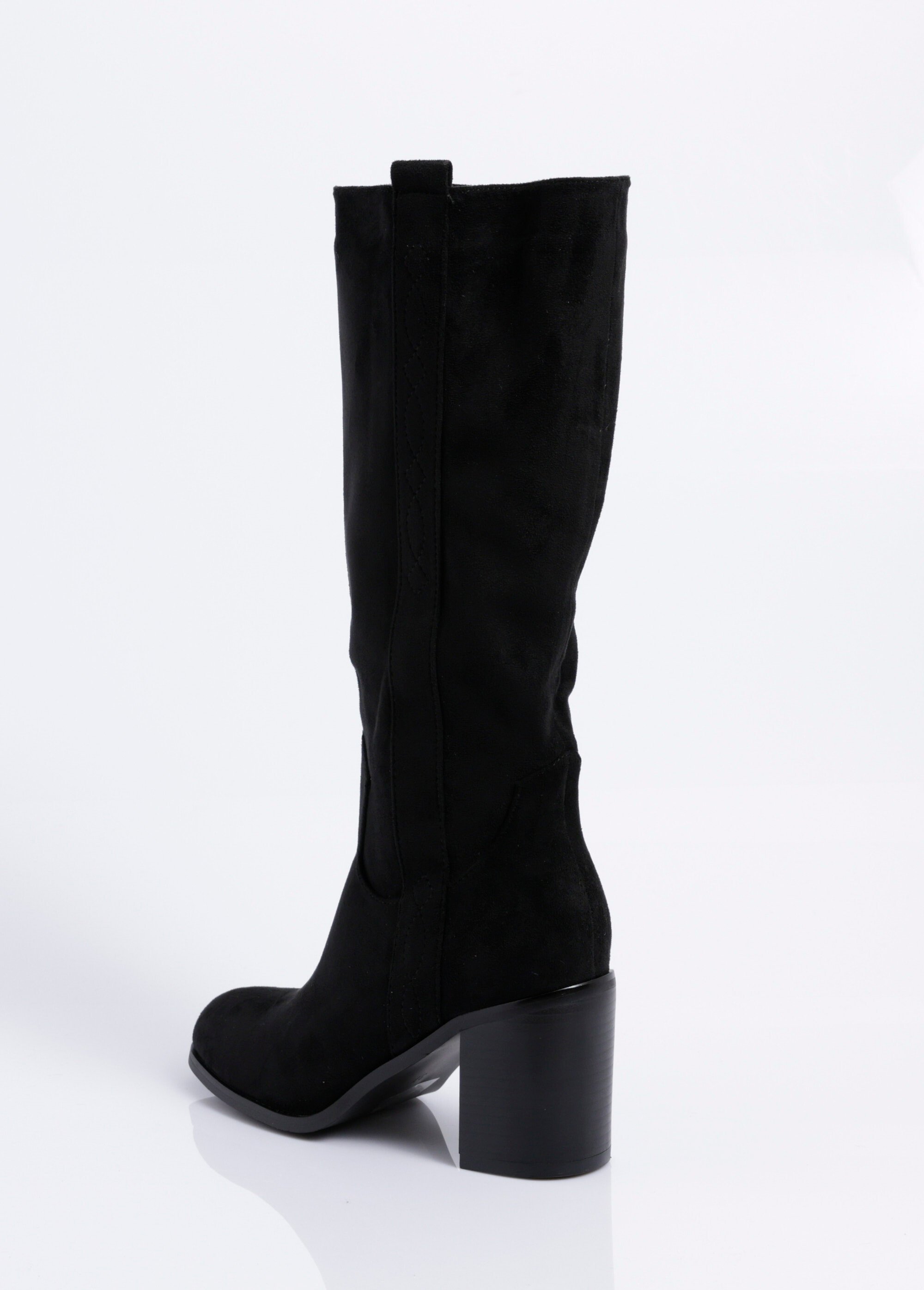 Bottes suédine bout rond thème western