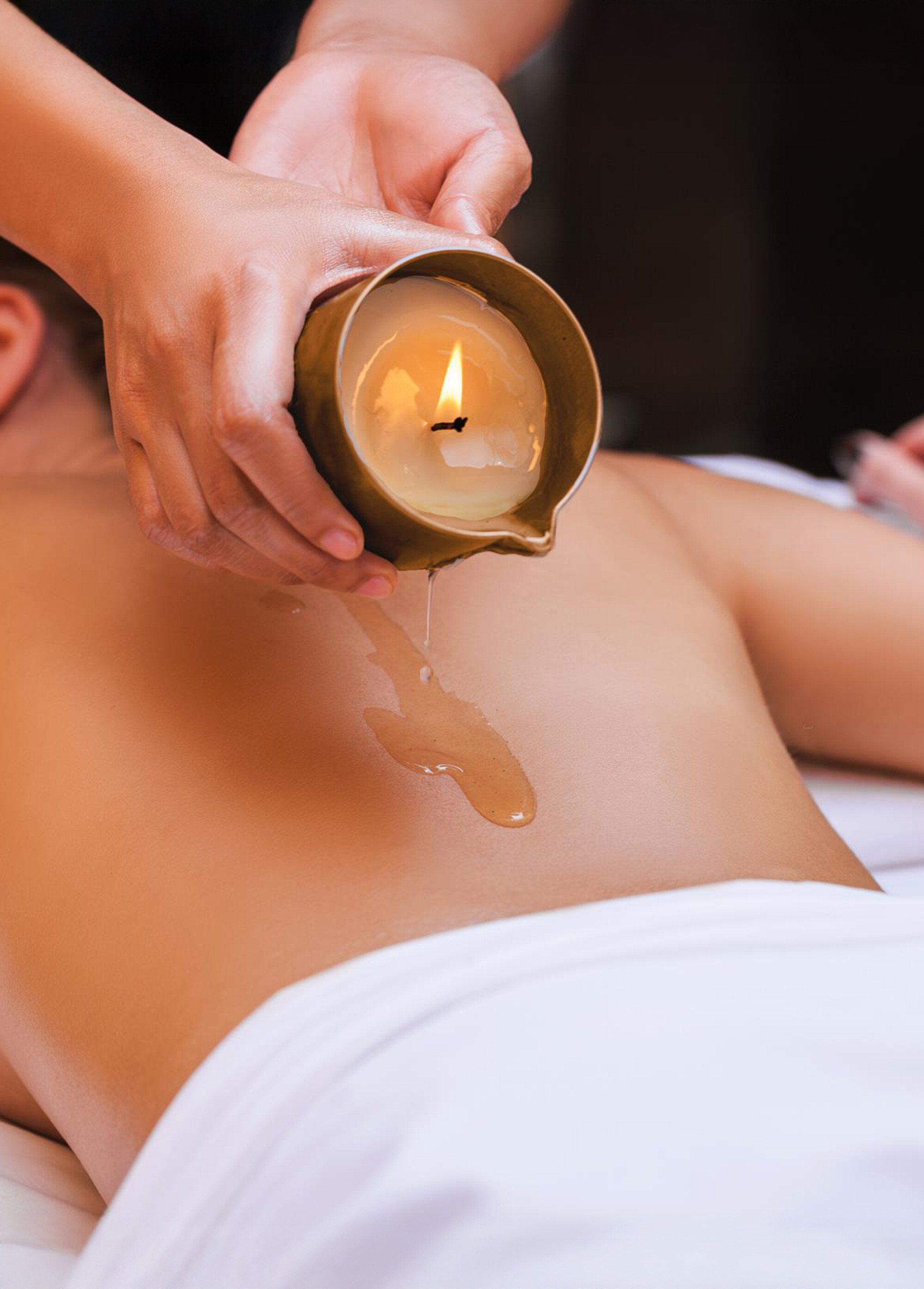 Bougie de massage Fleur de cerisier Rose CMP-SC40049 SI1