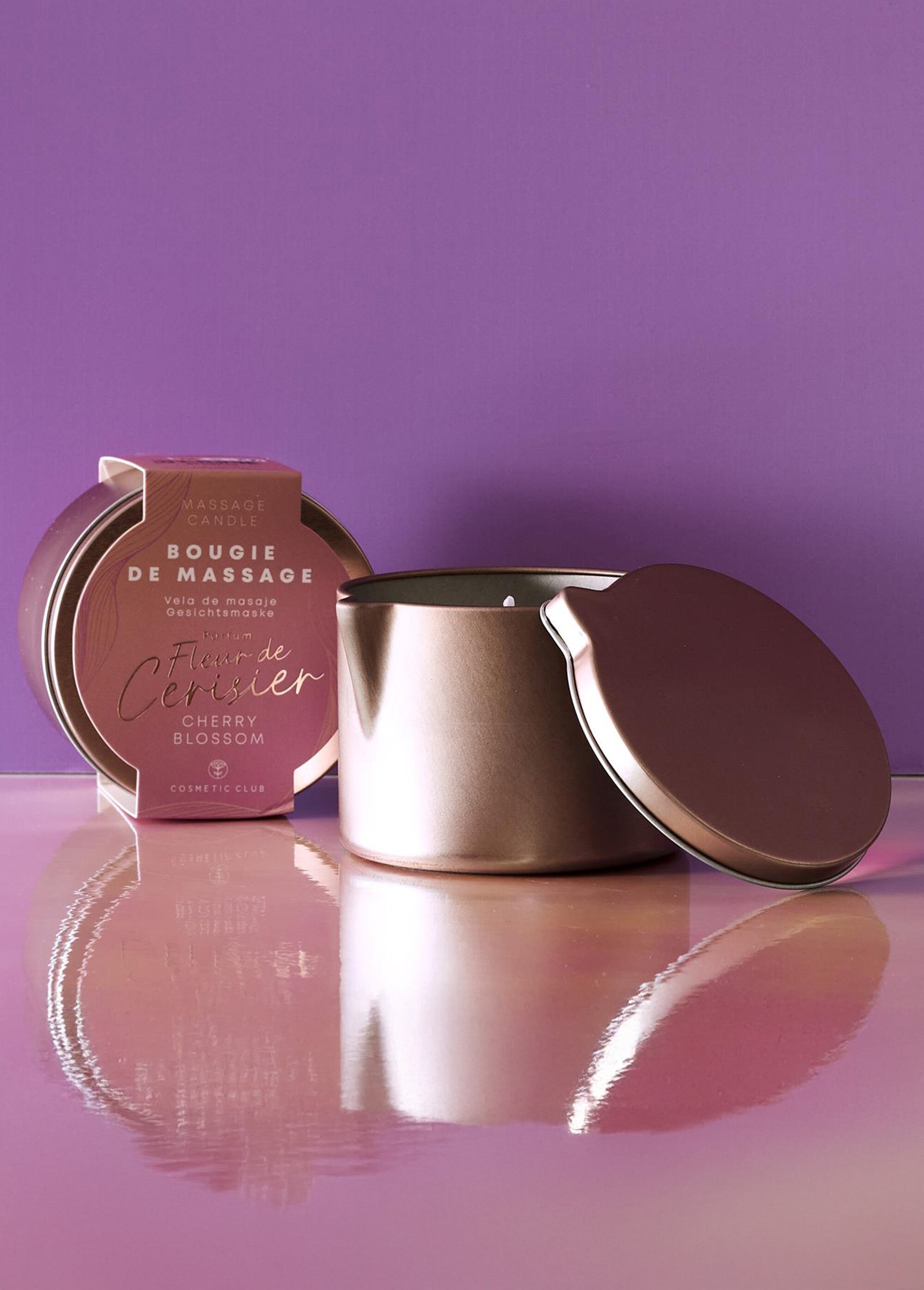 Bougie de massage Fleur de cerisier Rose CMP-SC40049 SI2