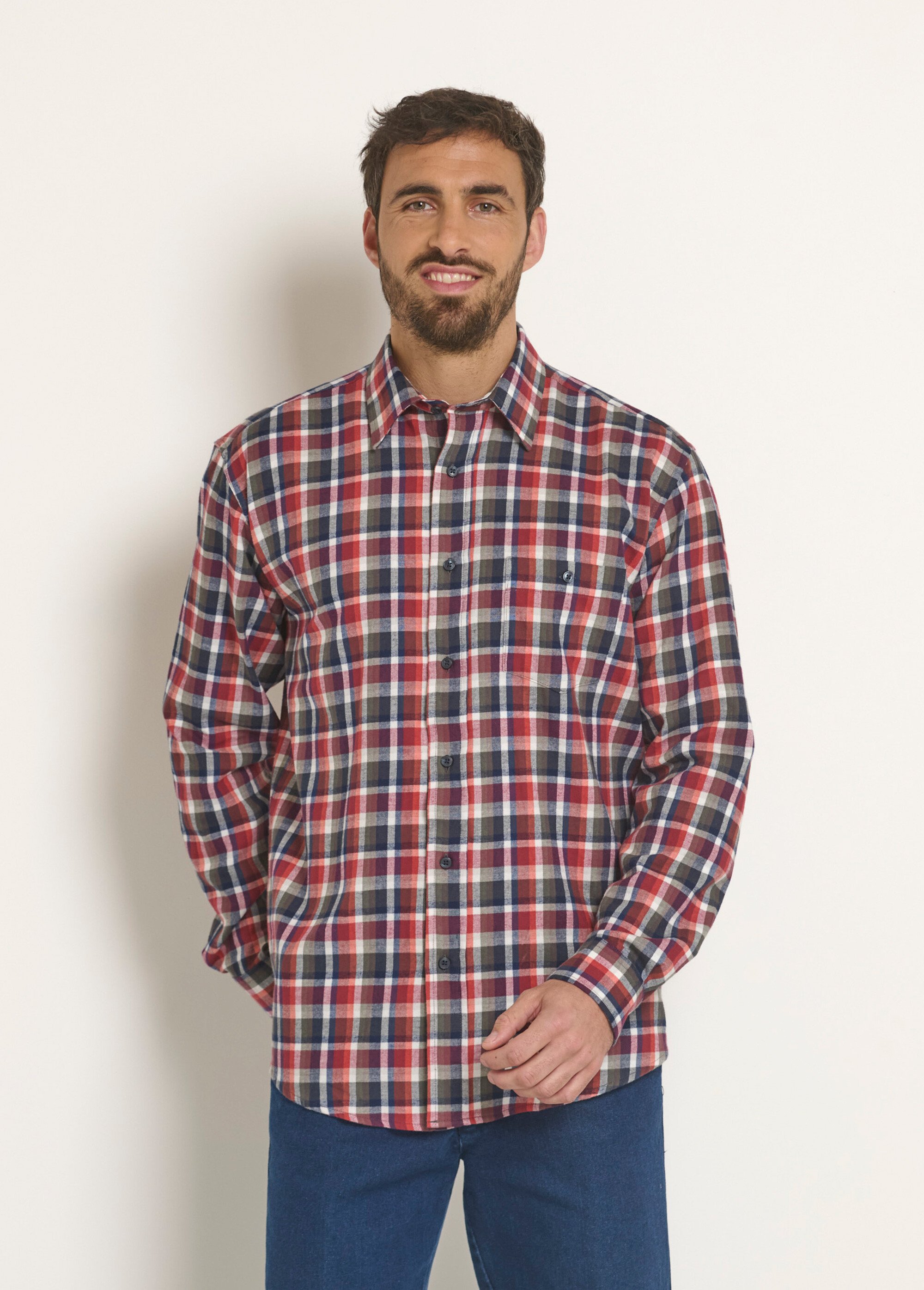 Achetez Chemise de sport en flanelle à carreaux chez Madagascar