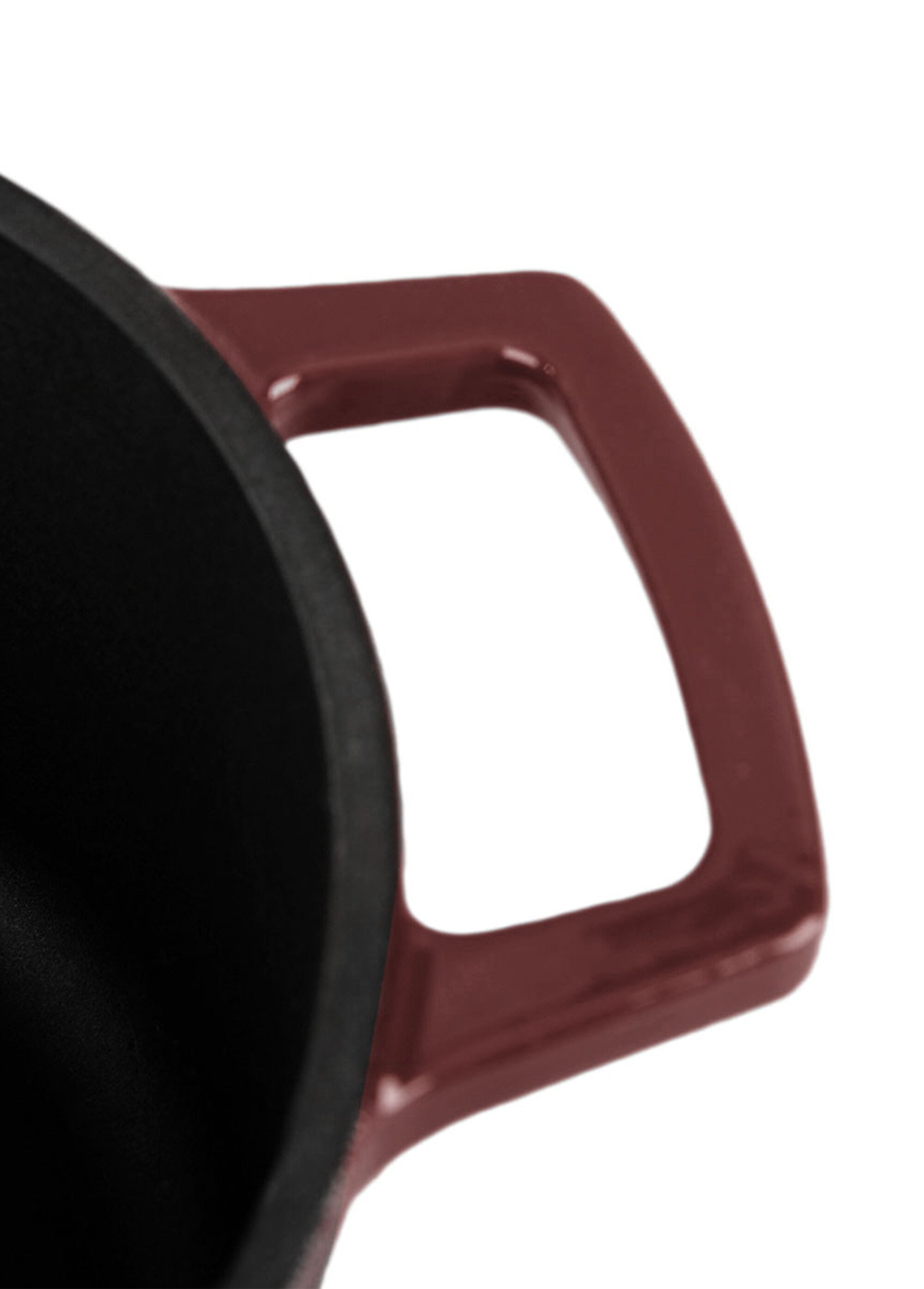 Cocotte fonte ronde 20cm, Masseiron 1M Rouge 9110185 DE2