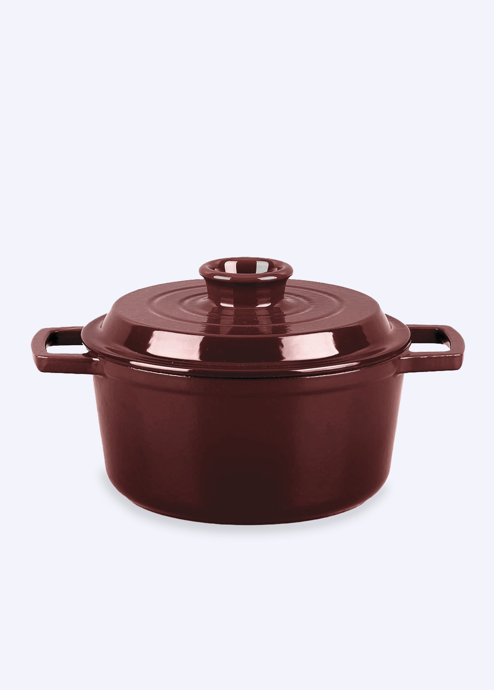 Cocotte fonte ronde 20cm, Masseiron 1M Rouge 9110185 FA1