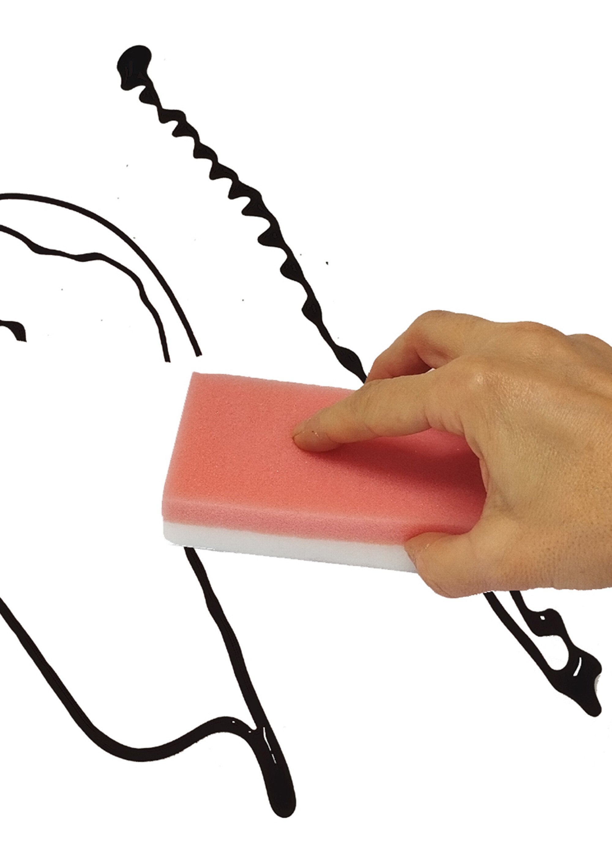 Éponge magique double face - lot de 3 Rose GATULA DE1
