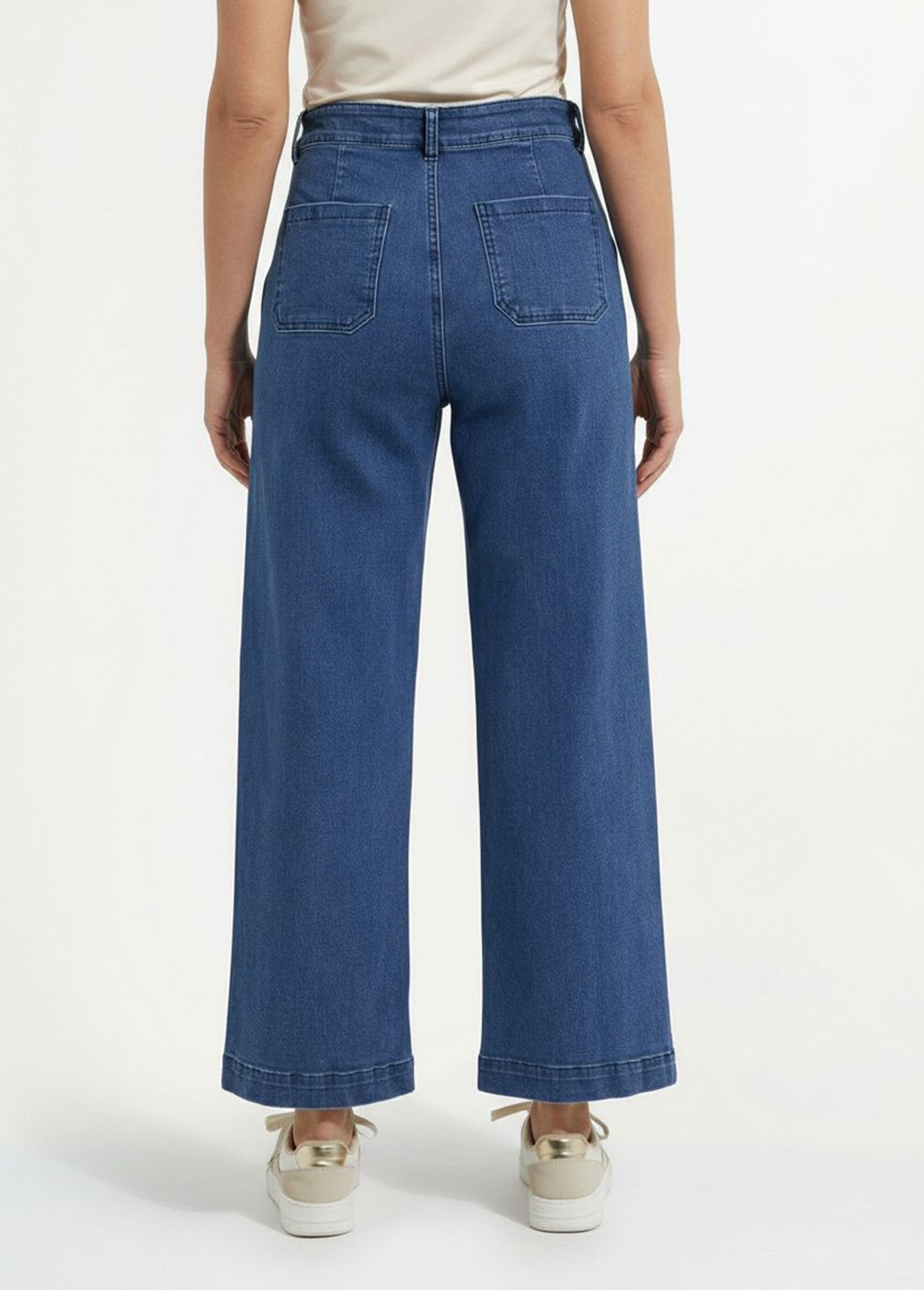 Jean slim taille haute, extensible et confortable, Classique