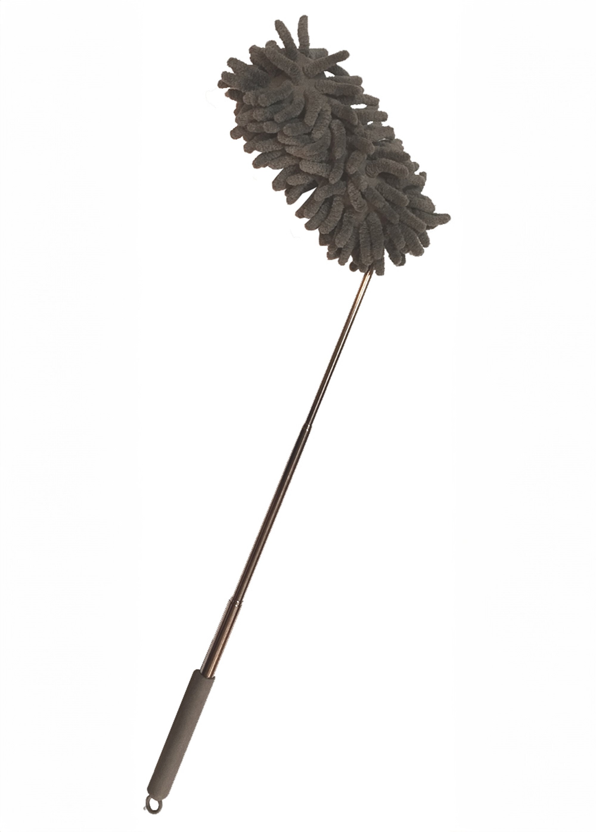 Plumeau chenille microfibre extensible 30 - 76 cm Gris GAMEUR DE2