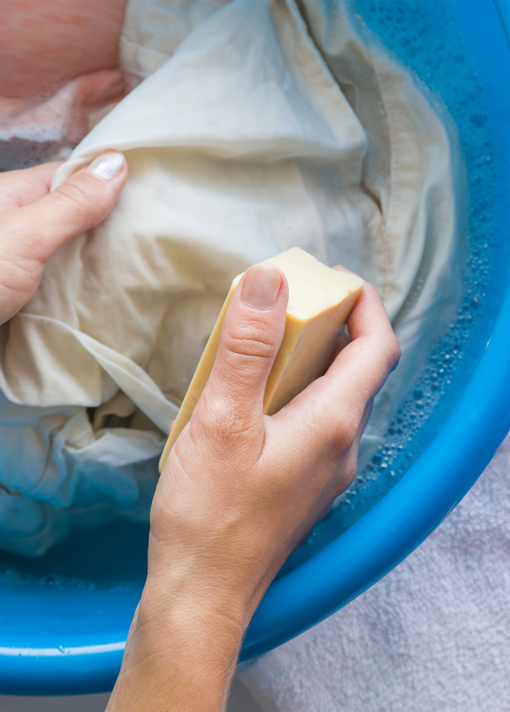 Savon détachant naturel au fiel de boeuf Blanc GOUDRON DE1