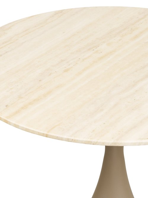 Set 2 tables basses métal verre PIENZA VERT HN-2101621-S DE1