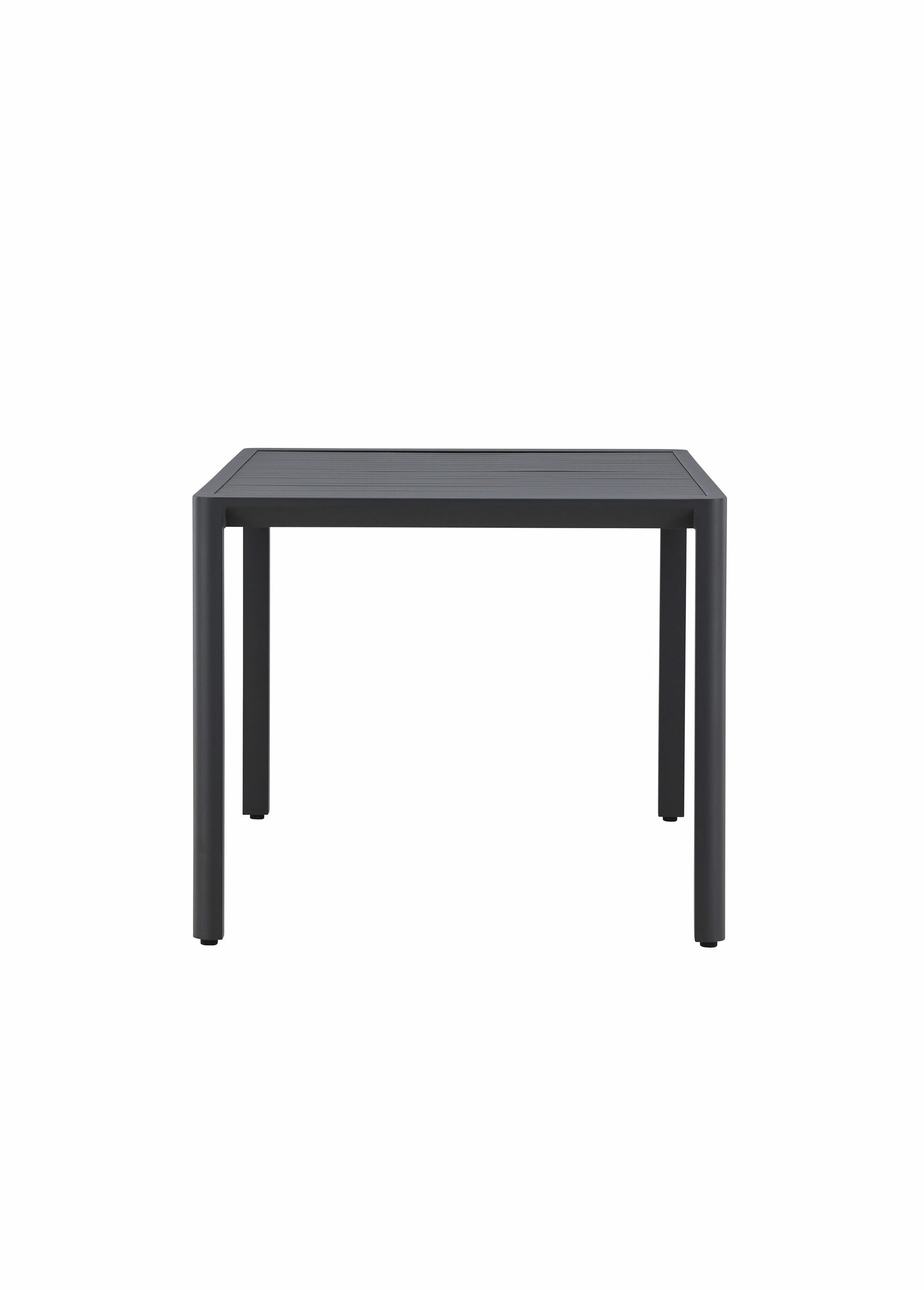 Table de jardin aluminium rainuré, 150cm NOIR VEN-9793-100 DO1