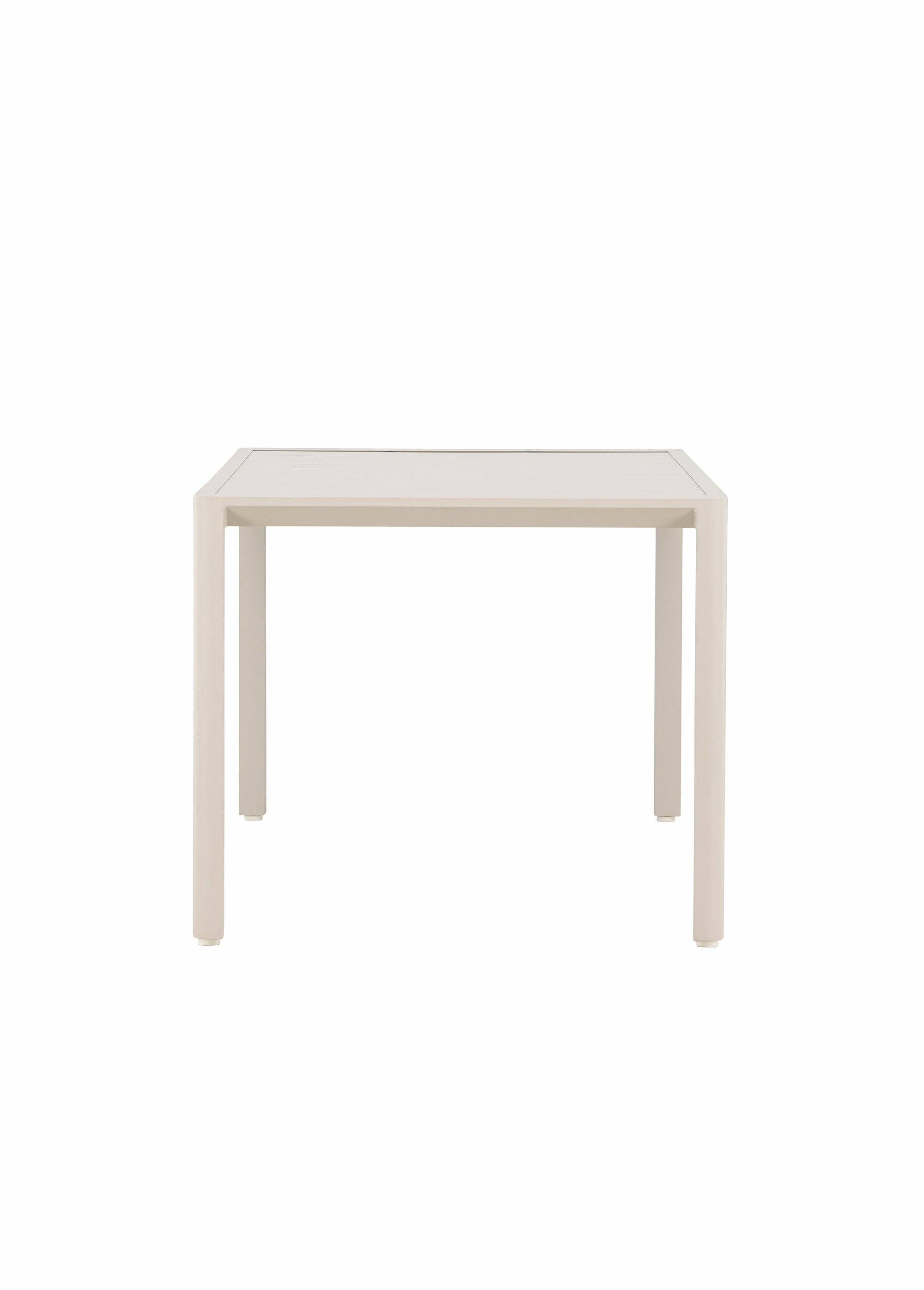 Table de jardin aluminium rainuré, 150cm