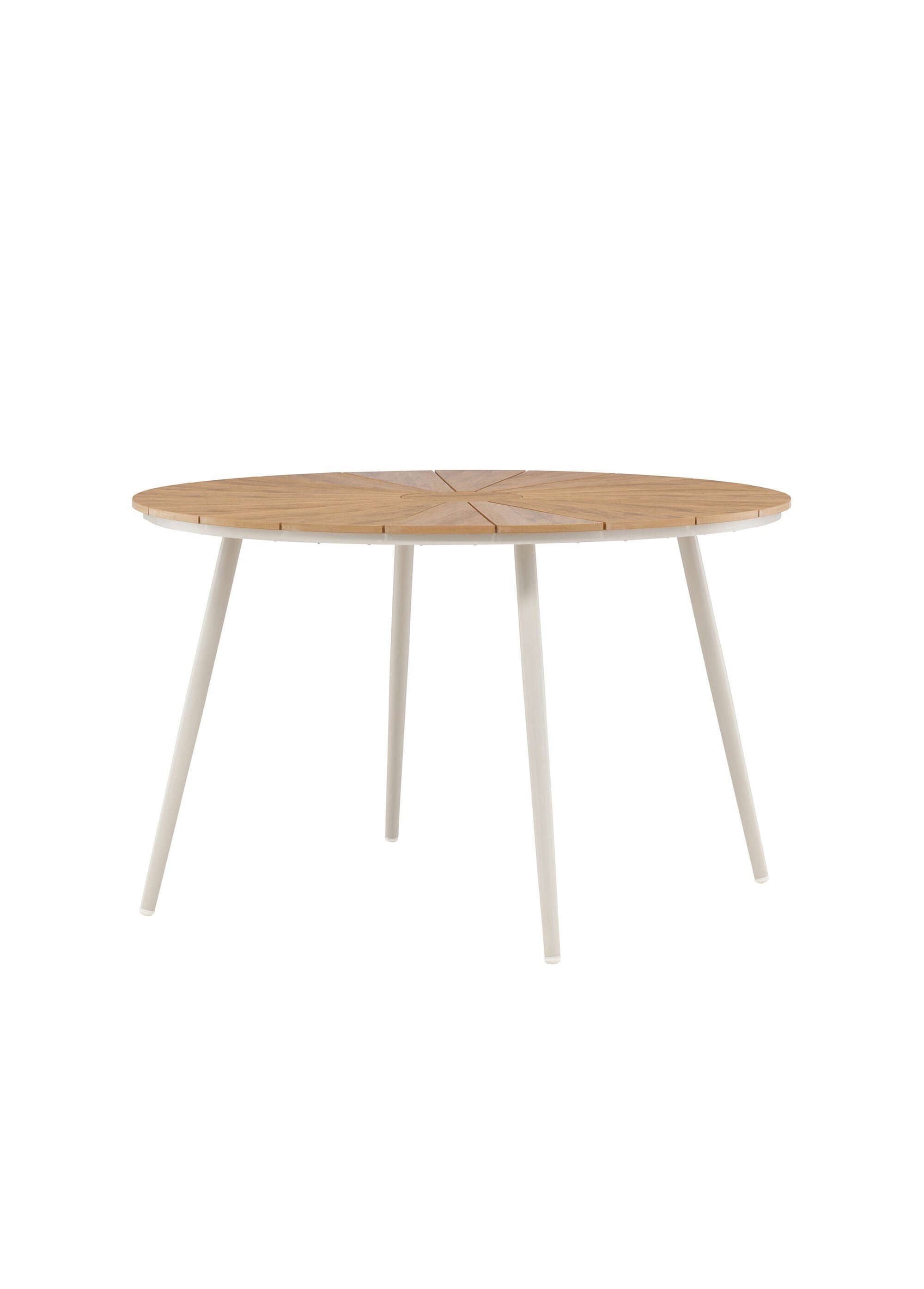 Table de jardin diam 120cm en aluminium