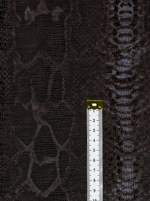 Coupon tissu création, simili reptile MARRON COT137104 DE1