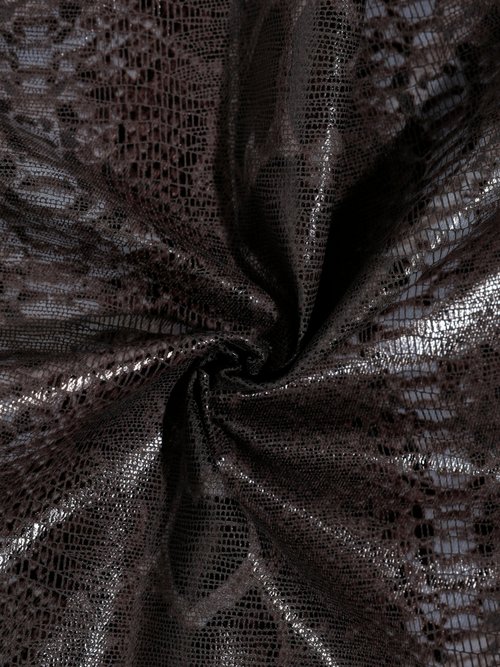 Coupon tissu création, simili reptile MARRON COT137104 FA1