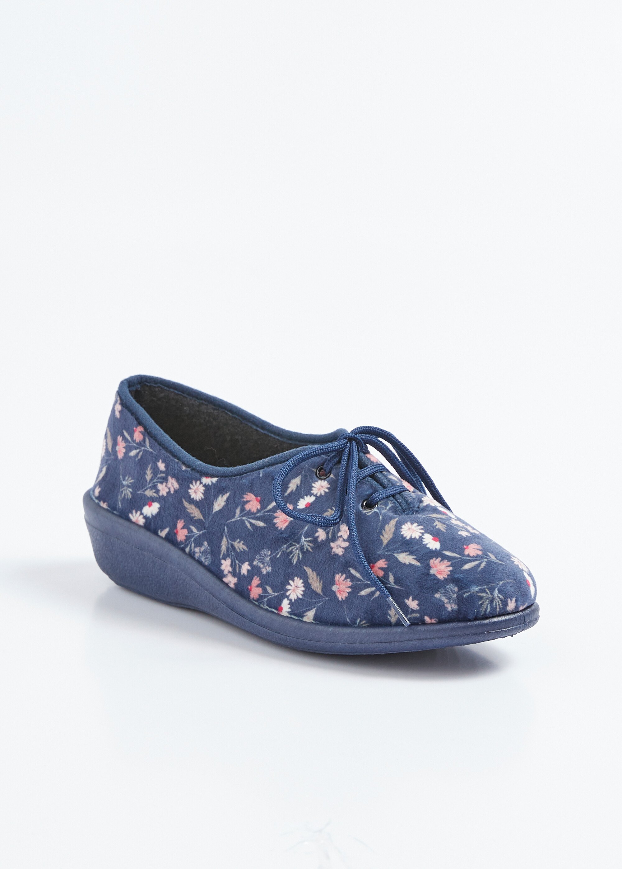 Derbies de détente lacés compensés Femme Bleu OSCURIA FA1