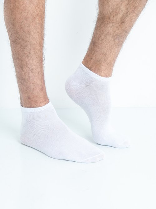 Chaussettes discrètes homme Homme Blanc ISELIN DR1