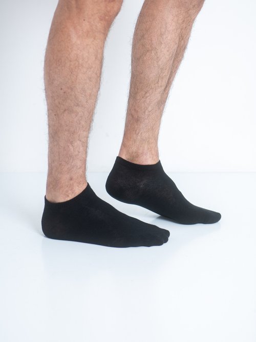 Chaussettes discrètes homme Homme Noir ISELIN DR1