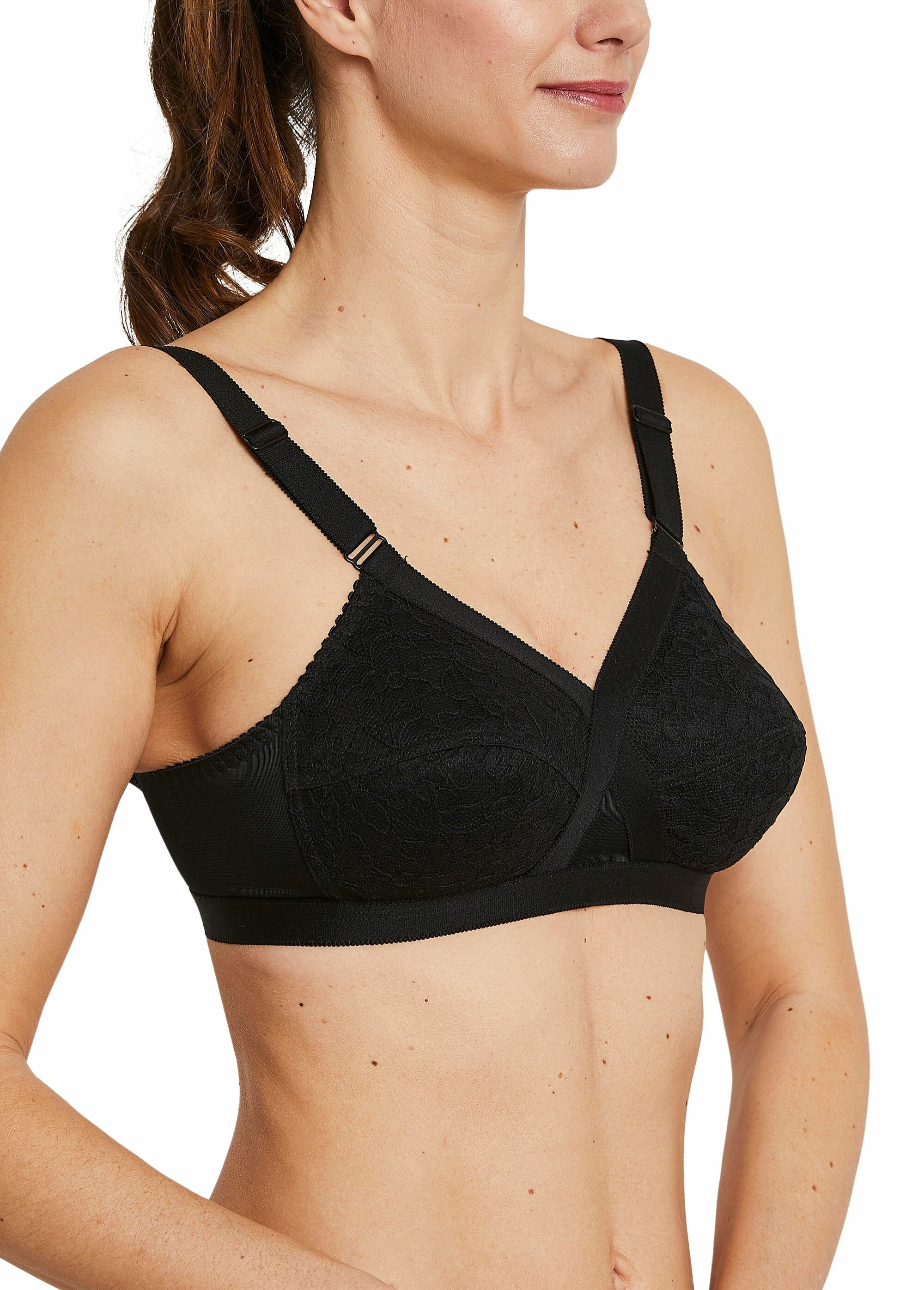 Soutien-gorge sans armatures croisé - lot de 2 Femme Noir VELARIUM FA2