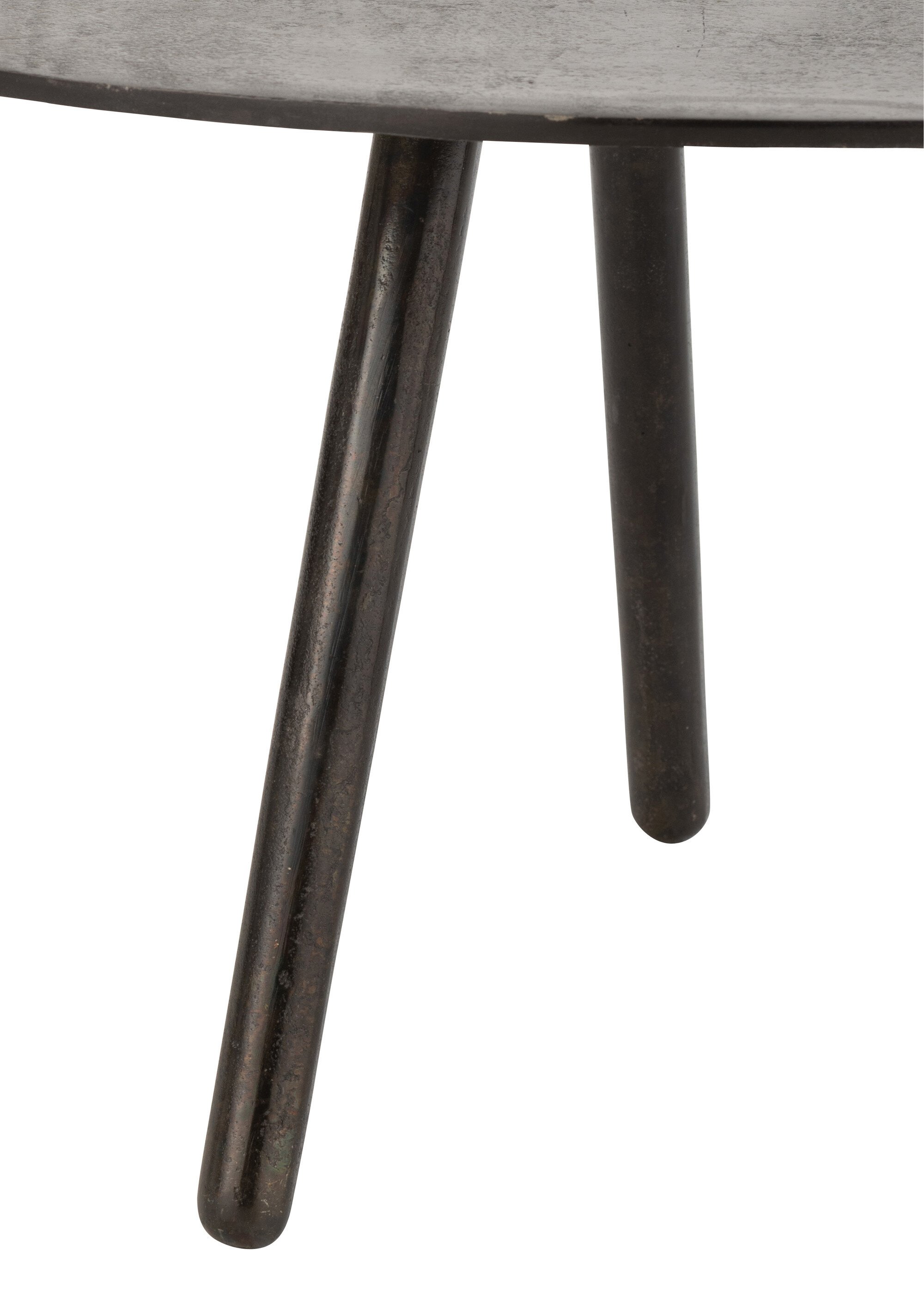 Table basse en métal, forme organique NOIR JP-28820 DE2