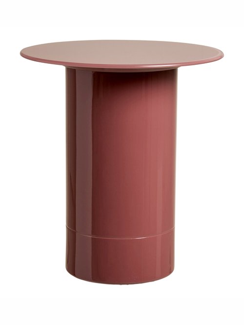 Table d'appoint effet laqué FLORENS ROSE HN-2151602 DE1