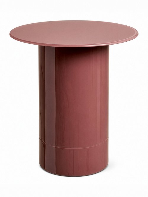 Table d'appoint effet laqué FLORENS ROSE HN-2151602 FA1