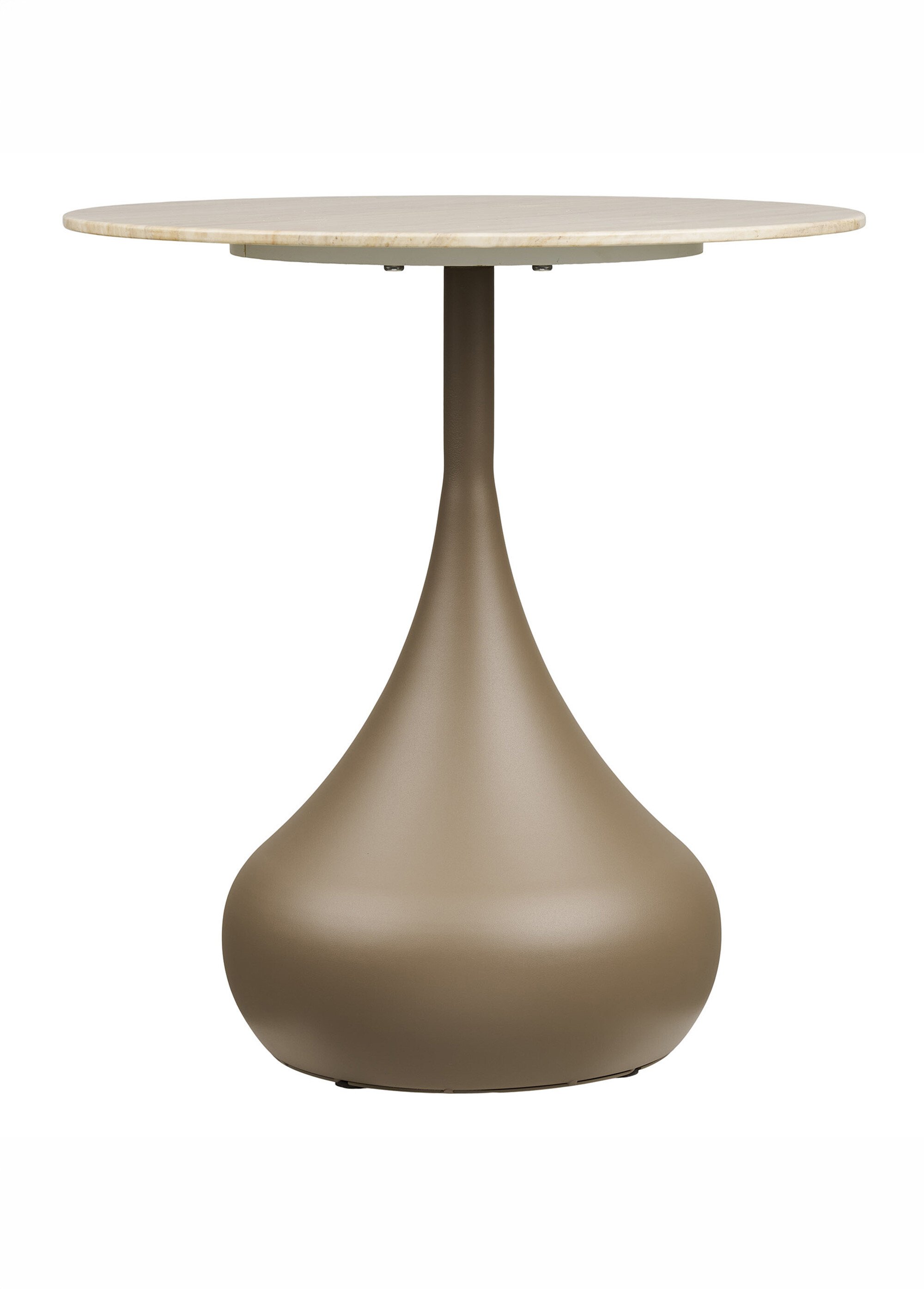 Table d'appoint en métal verre PIENZA VERT HN-2151603 DE1