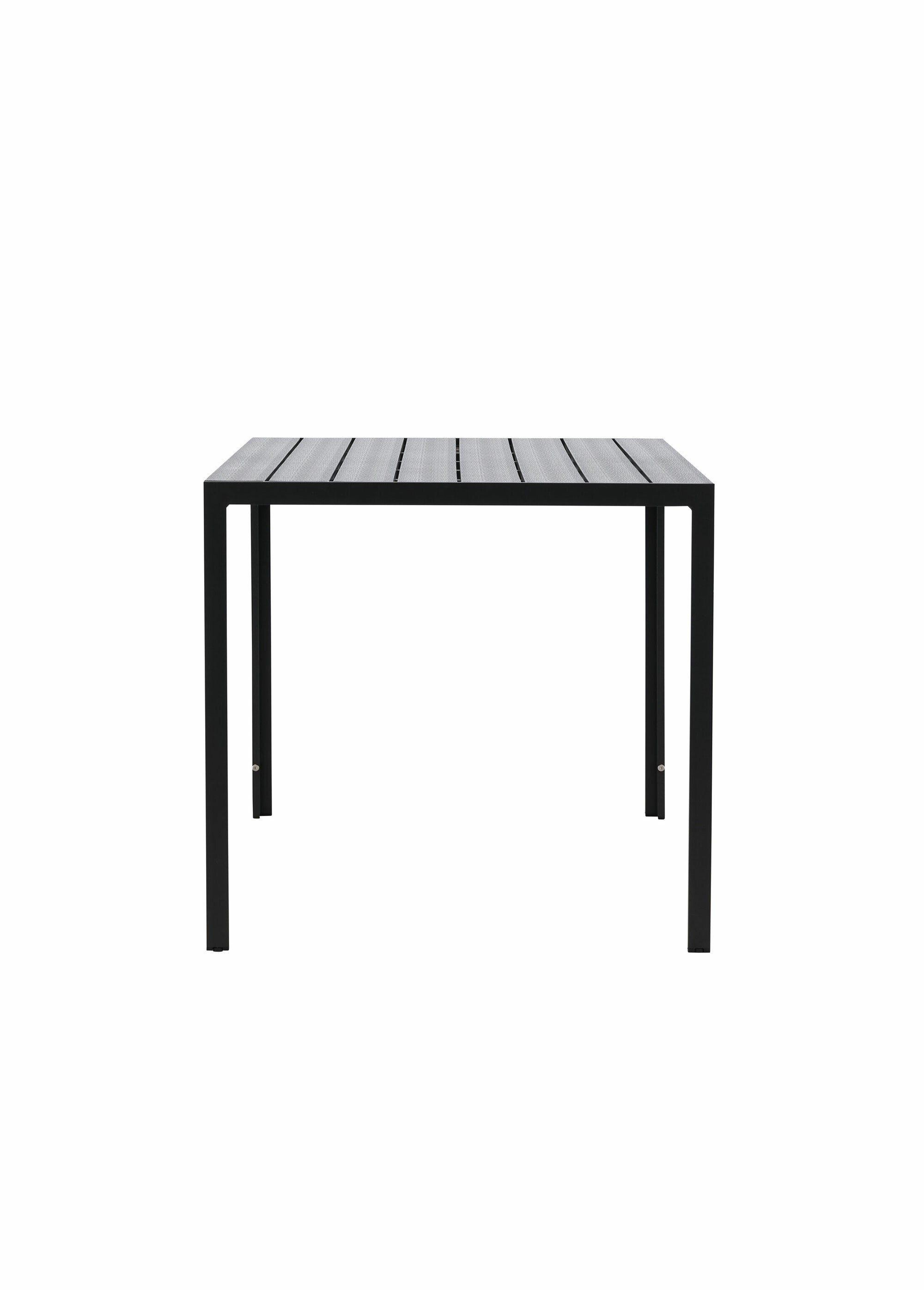 Table outdoor rectangle aluminium, 140cm NOIR VEN-9809-100 DO1