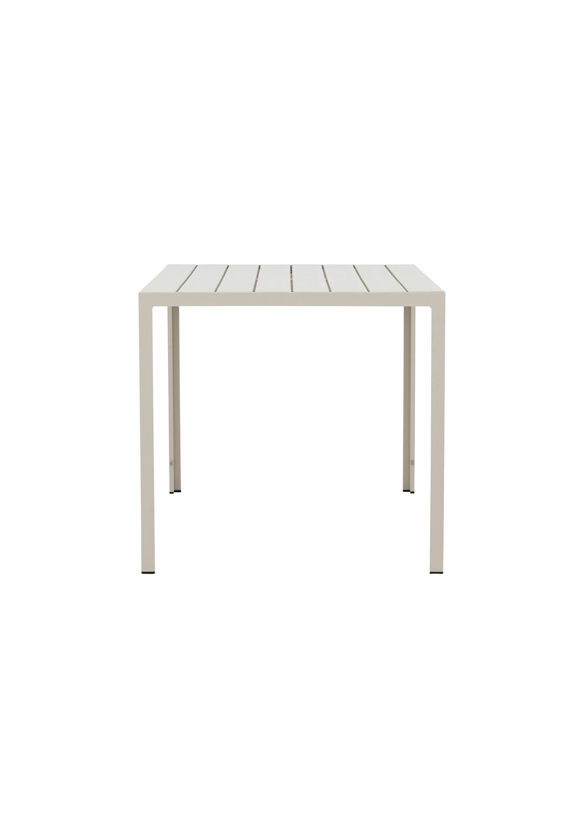 Table outdoor rectangle aluminium, 140cm BEIGE VEN-9809-100 DO1